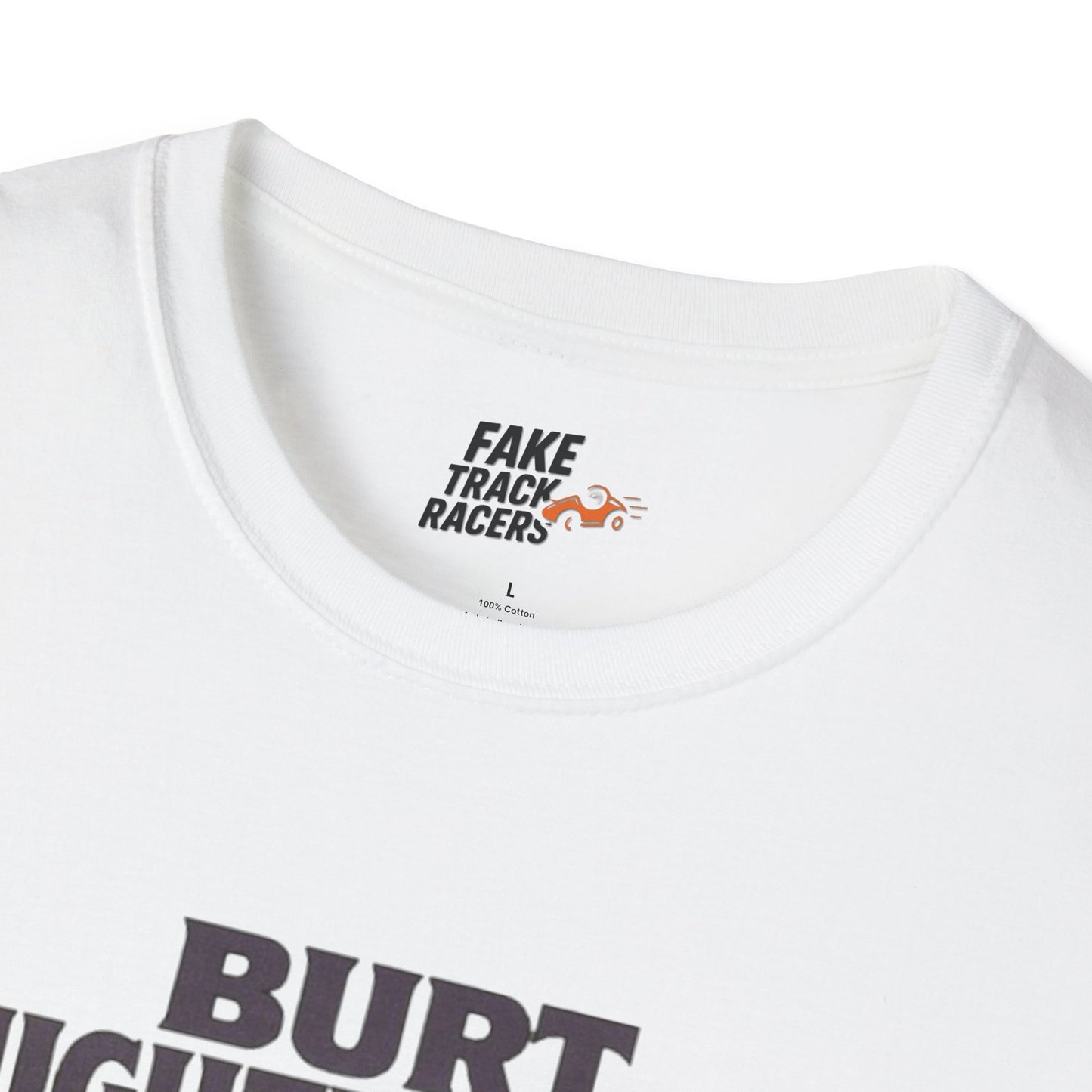 Vintage Style 90s Racing Tee Shirt BURT NIGHTINGALE Song Bird Fake Track Racers