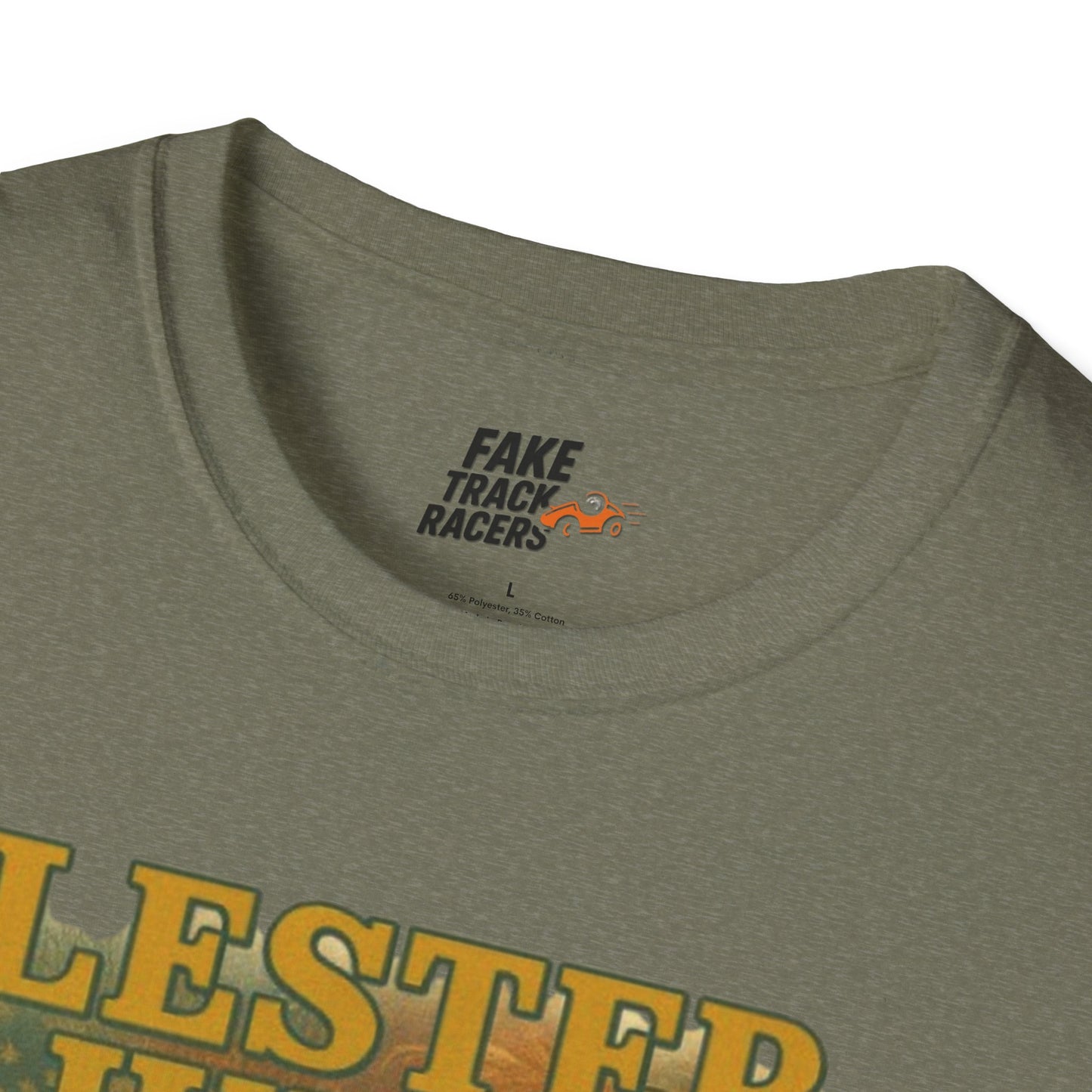 Vintage Style 90s Racing Tee Shirt LESTER JUDGE Memorial Shirt Fake Track Racers