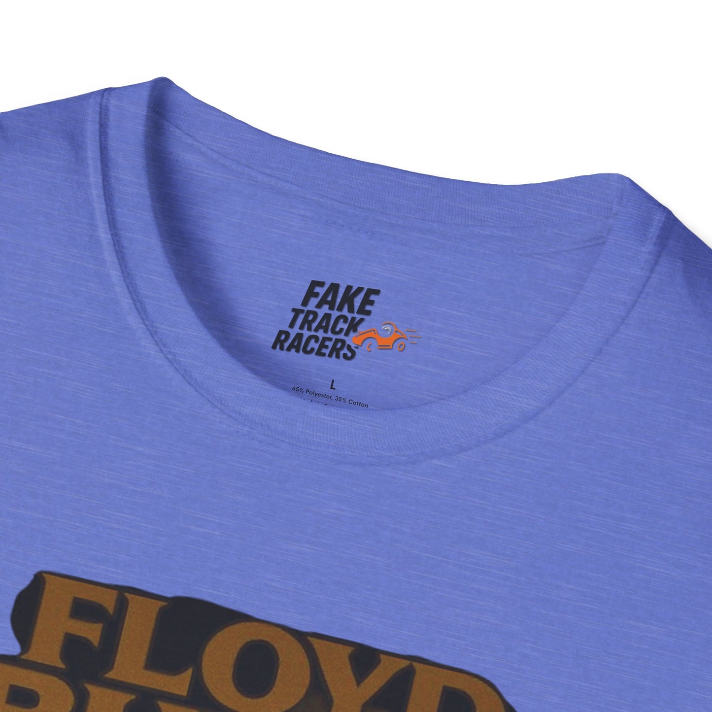 Vintage Style 90s Racing Tee Shirt FLOYD BUTTS Bapst Fake Track Racers