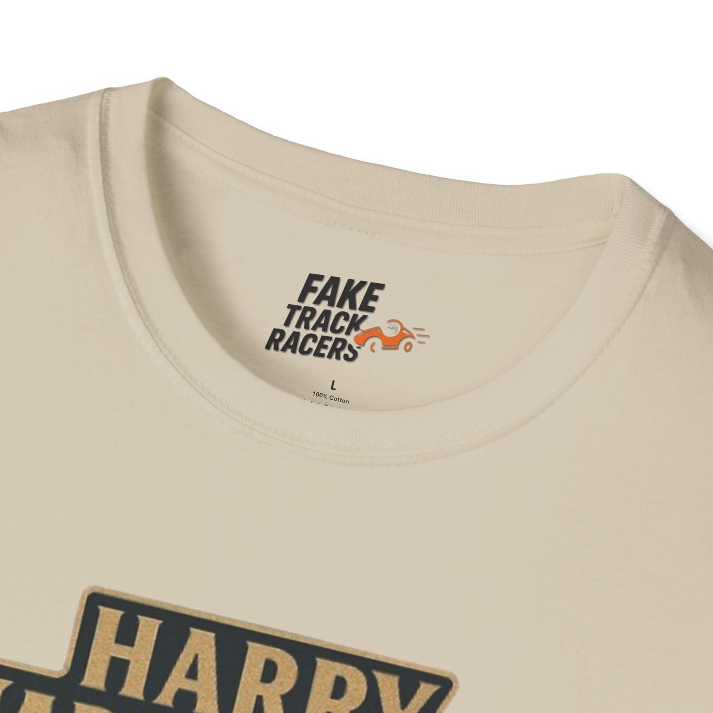 Vintage Style 90s Racing Tee Shirt HARRY MAPLETHORPE Hellmark's Fake Track Racers