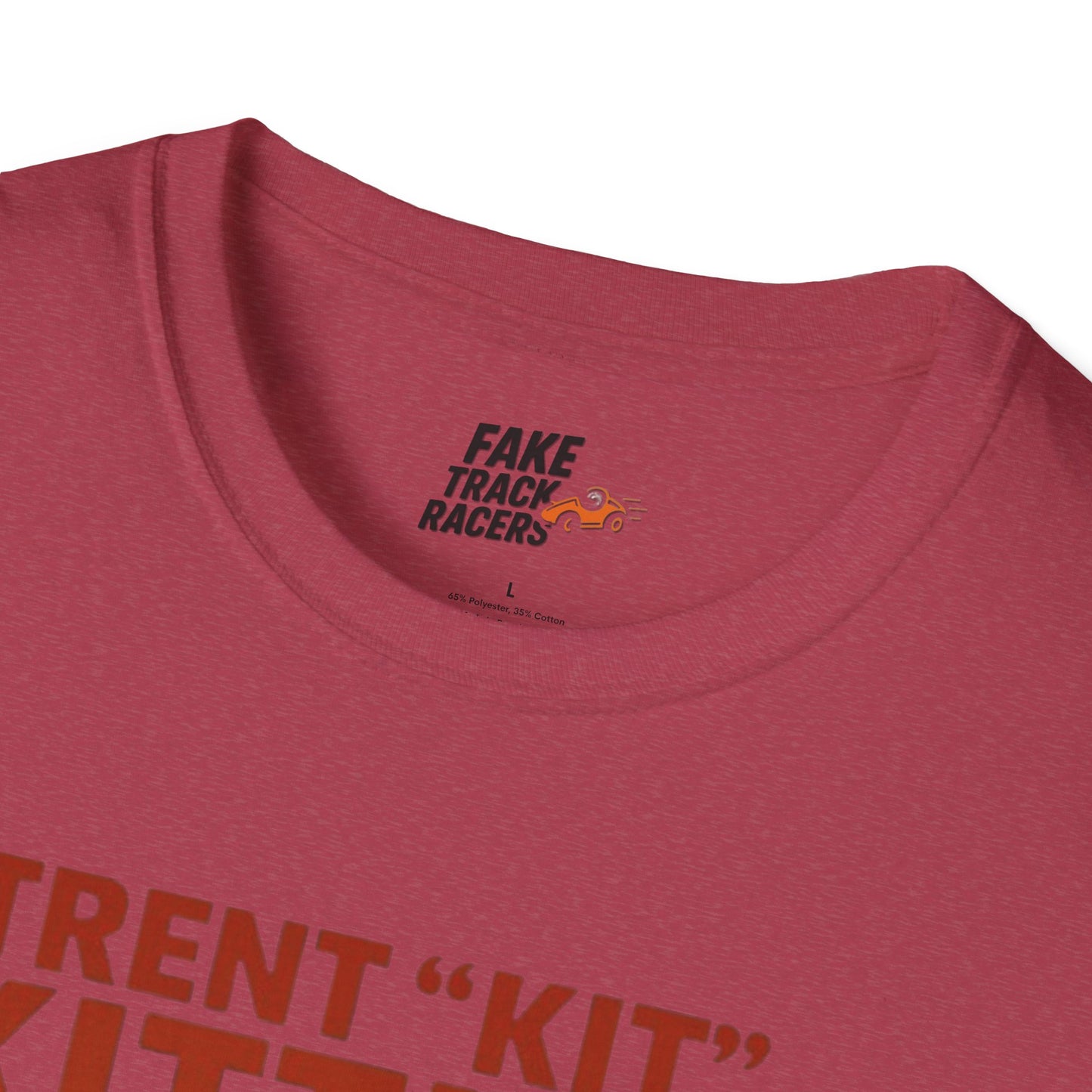 Vintage Style 90s Racing Tee Shirt TRENT KITTLES ROY Fake Track Racers