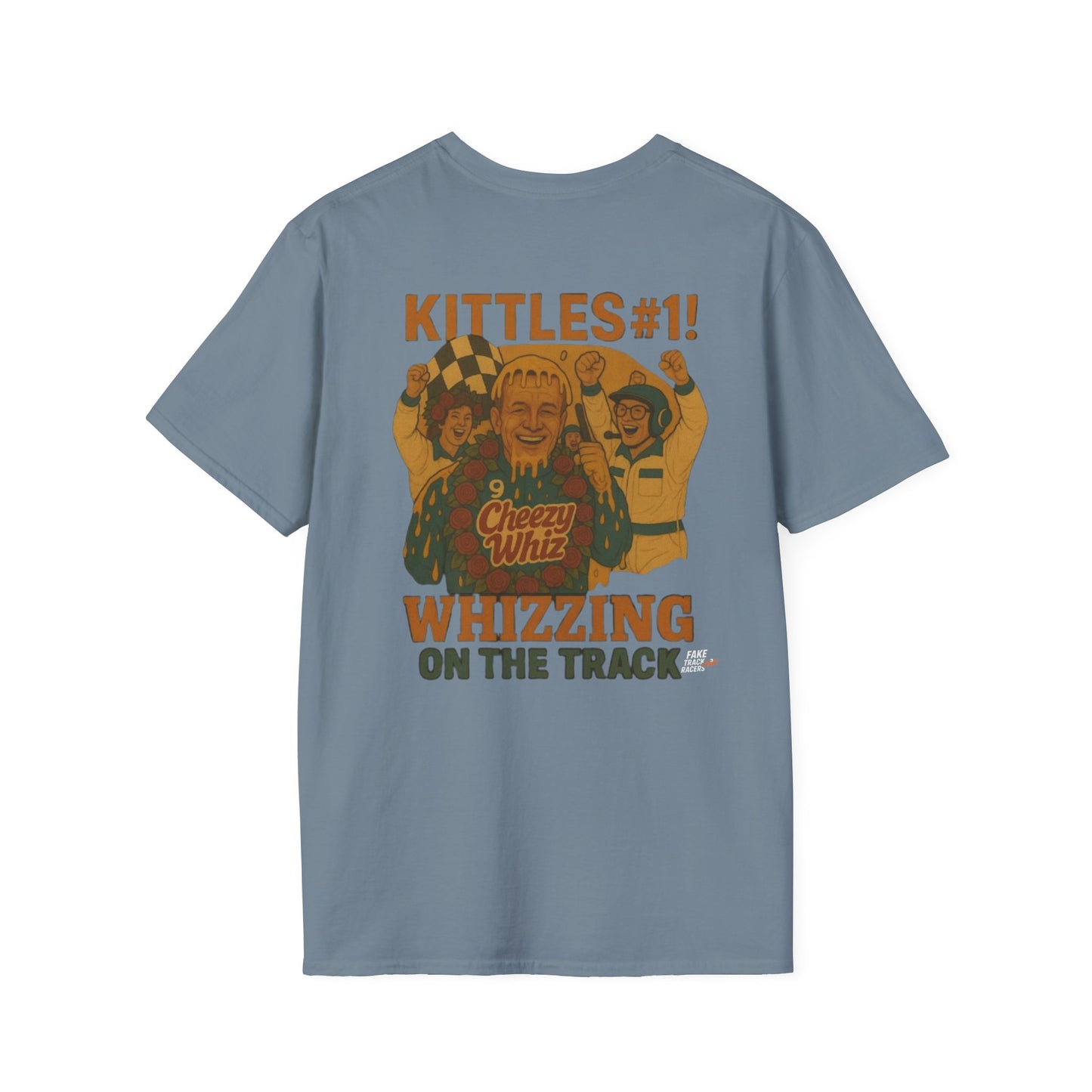 Vintage Style 90s Racing Tee Shirt TRENT KITTLES ROY Fake Track Racers