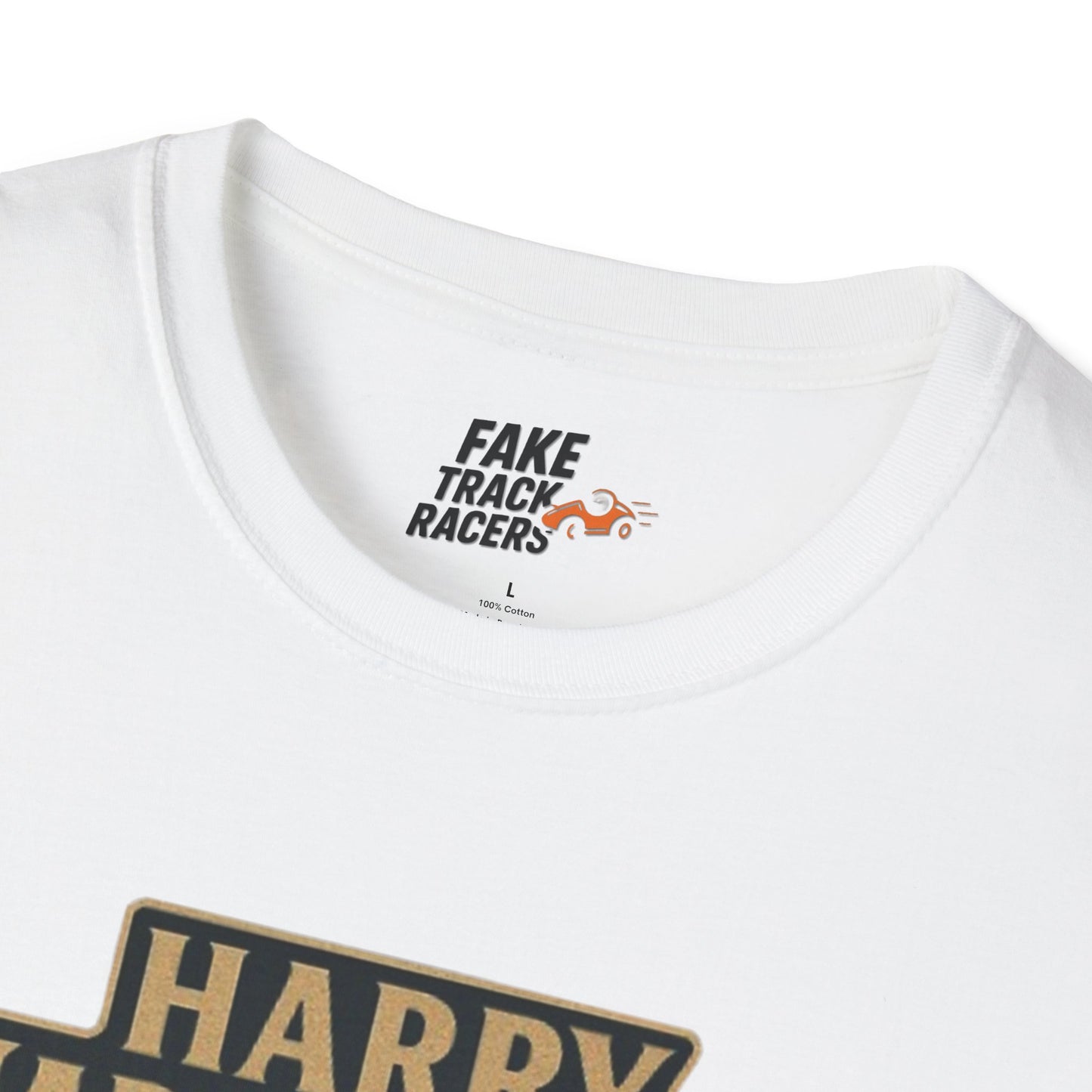 Vintage Style 90s Racing Tee Shirt HARRY MAPLETHORPE Hellmark's Fake Track Racers