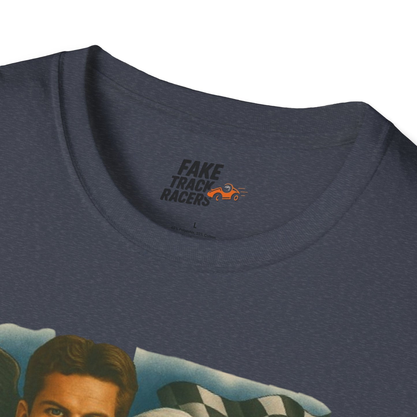 Vintage Style 90s Racing Tee Shirt BEAU DIESEL BC Fake Track Racers