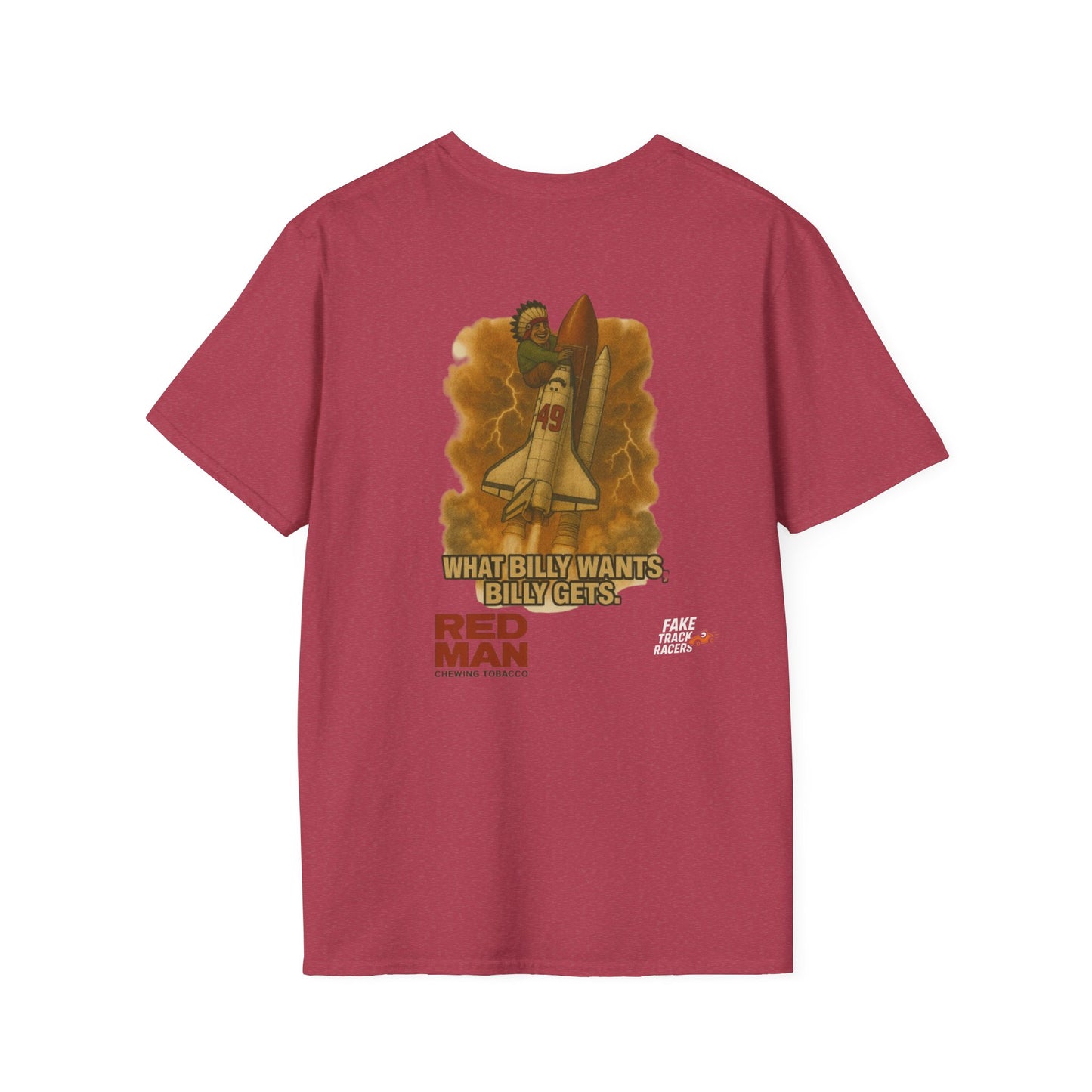 Vintage Style 90s Racing Tee Shirt BILLY BUTTERNUT Billy Shirt Fake Track Racers