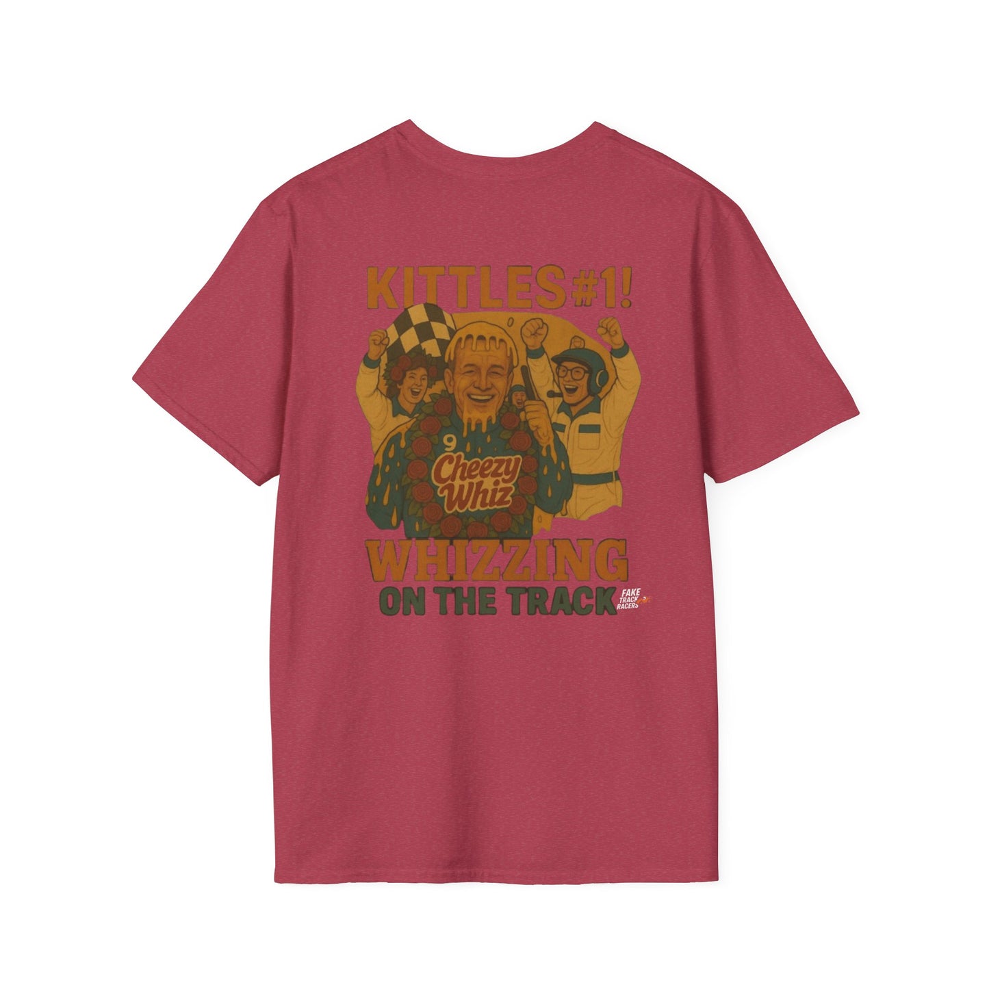 Vintage Style 90s Racing Tee Shirt TRENT KITTLES ROY Fake Track Racers