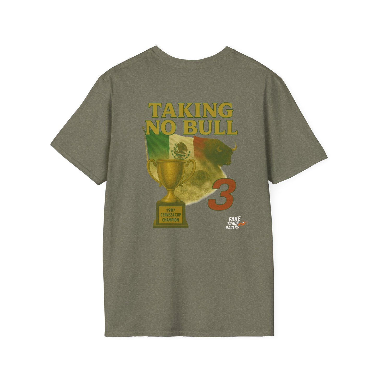 Vintage Style 90s Racing Tee Shirt JORGE ESTEVEZ Cerveza Champ Fake Track Racers