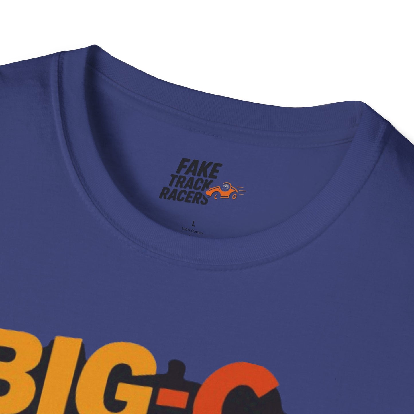 Vintage Style 90s Racing Tee Shirt TRIP HAMILTON BigC Fake Track Racers