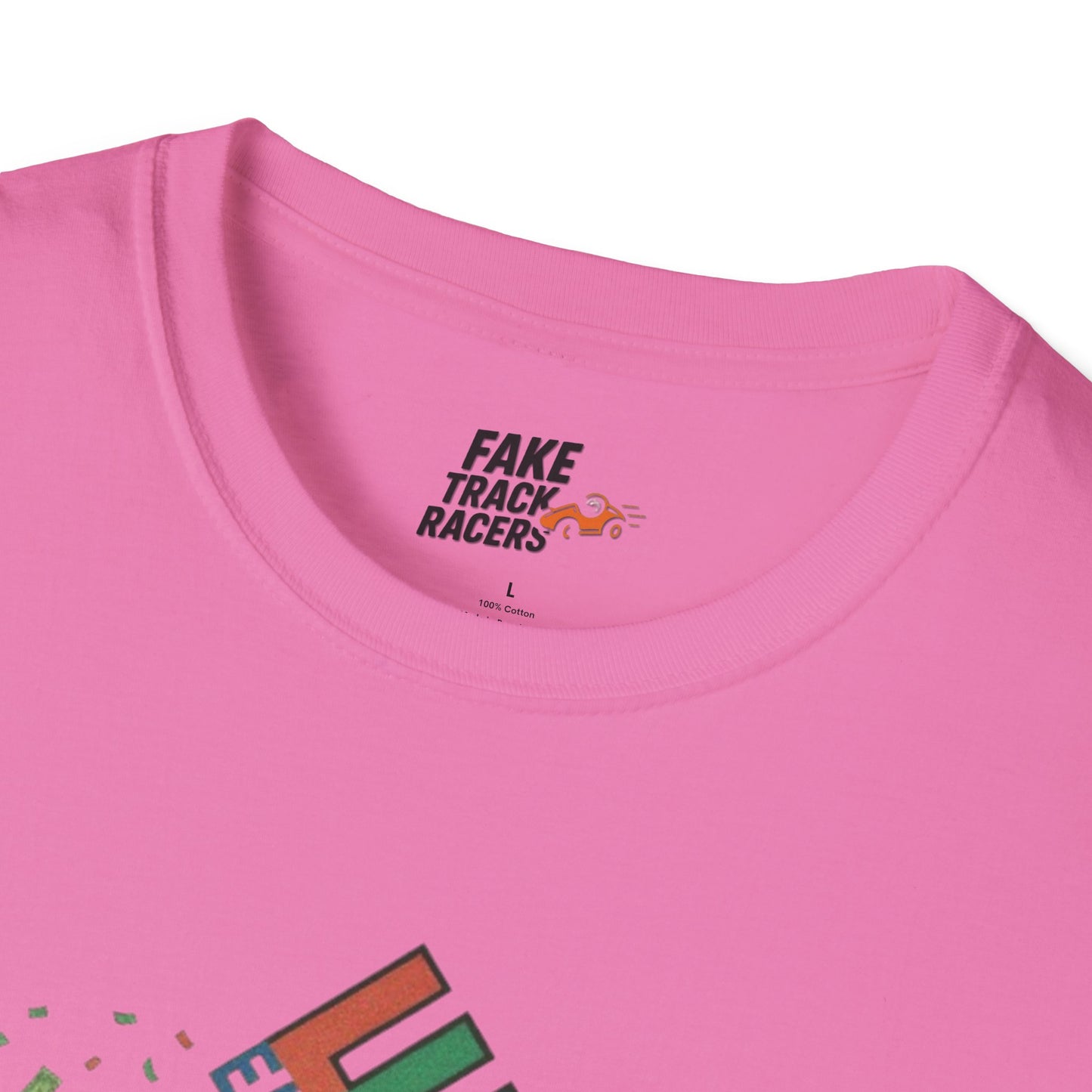 Vintage Style 90s Racing Tee Shirt BUCK BLANKENSHIP Enron Fake Track Racers