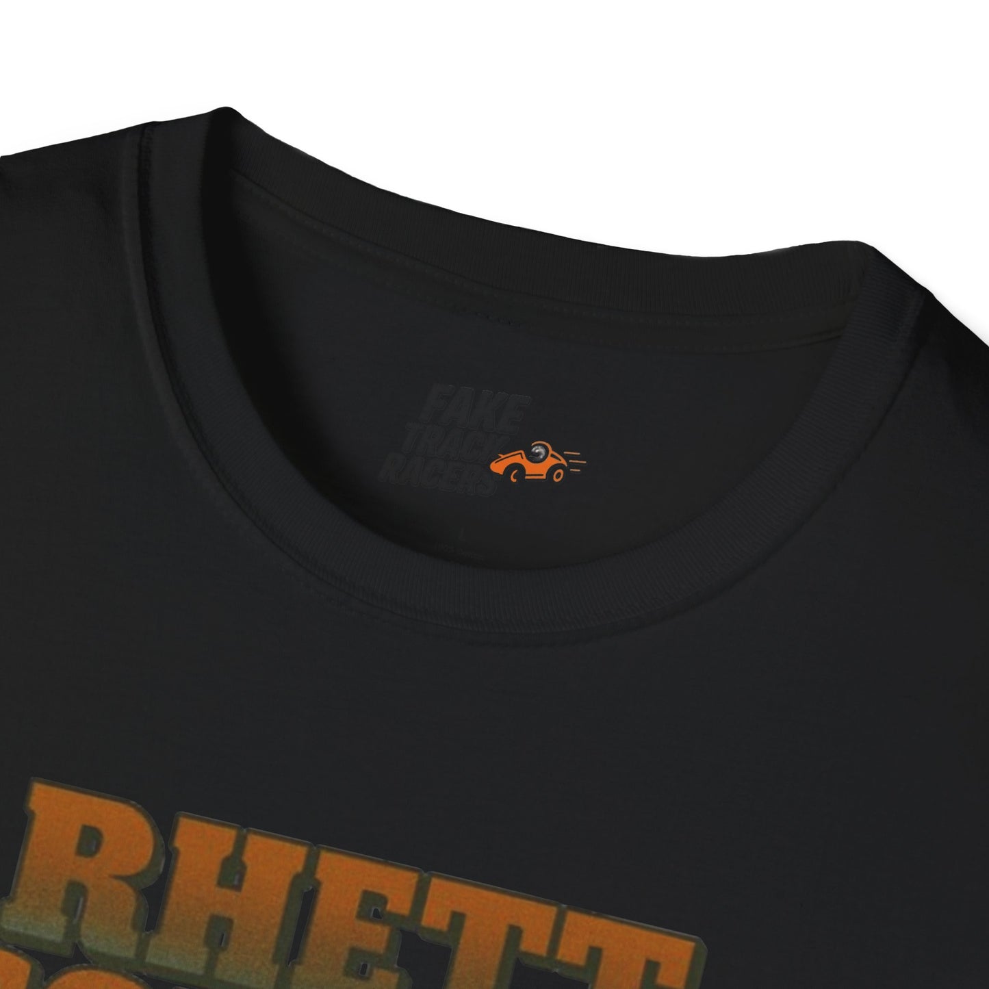 Vintage 90s Racing Tee Shirt RHETT COWAN, Fake Track Racing Shirt