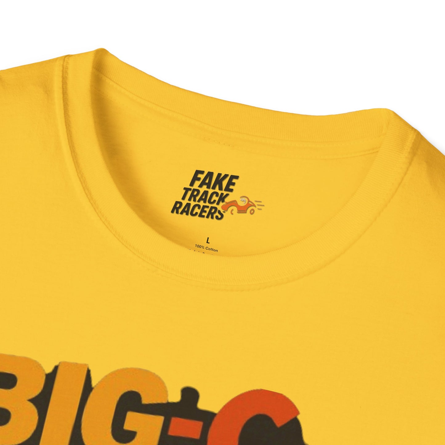 Vintage Style 90s Racing Tee Shirt TRIP HAMILTON BigC Fake Track Racers