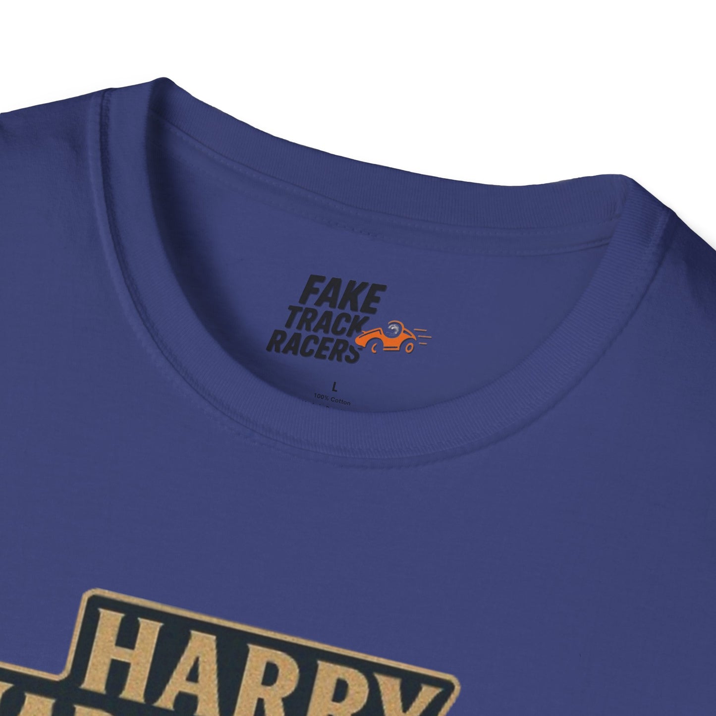 Vintage Style 90s Racing Tee Shirt HARRY MAPLETHORPE Hellmark's Fake Track Racers