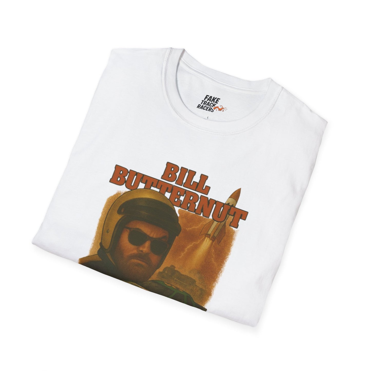 Vintage Style 90s Racing Tee Shirt BILLY BUTTERNUT Billy Shirt Fake Track Racers