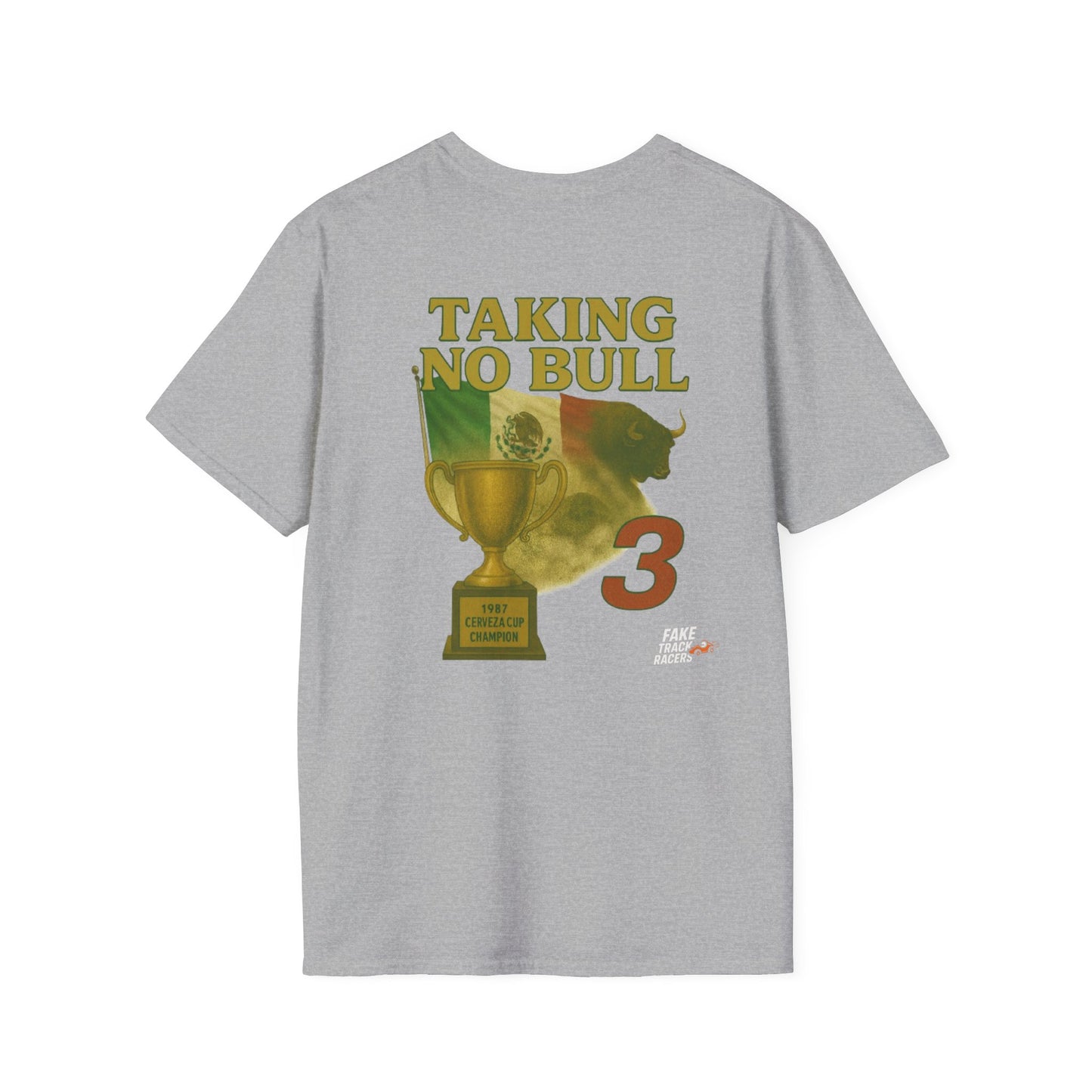 Vintage Style 90s Racing Tee Shirt JORGE ESTEVEZ Cerveza Champ Fake Track Racers