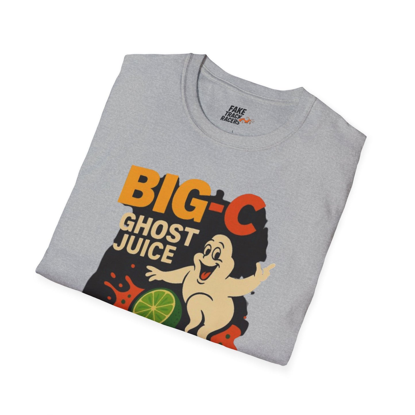 Vintage Style 90s Racing Tee Shirt TRIP HAMILTON BigC Fake Track Racers