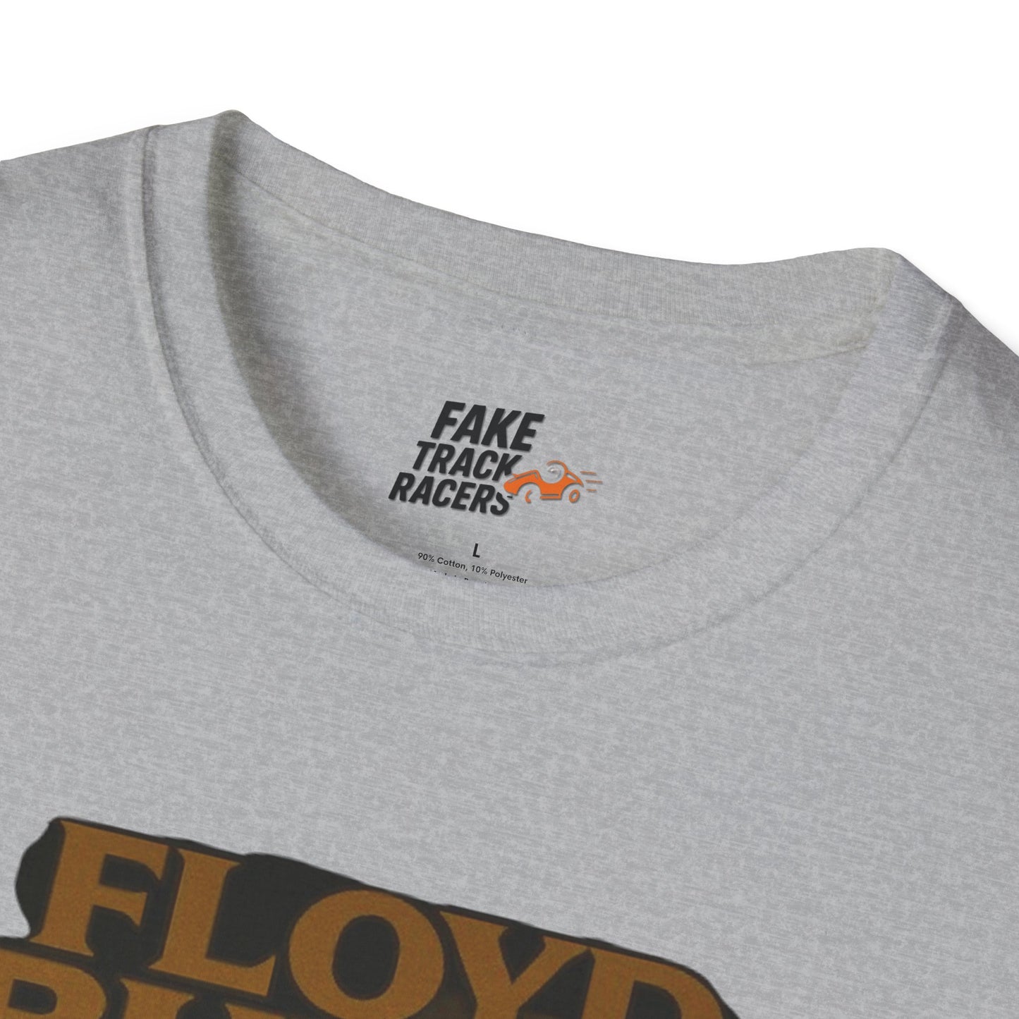 Vintage Style 90s Racing Tee Shirt FLOYD BUTTS Bapst Fake Track Racers
