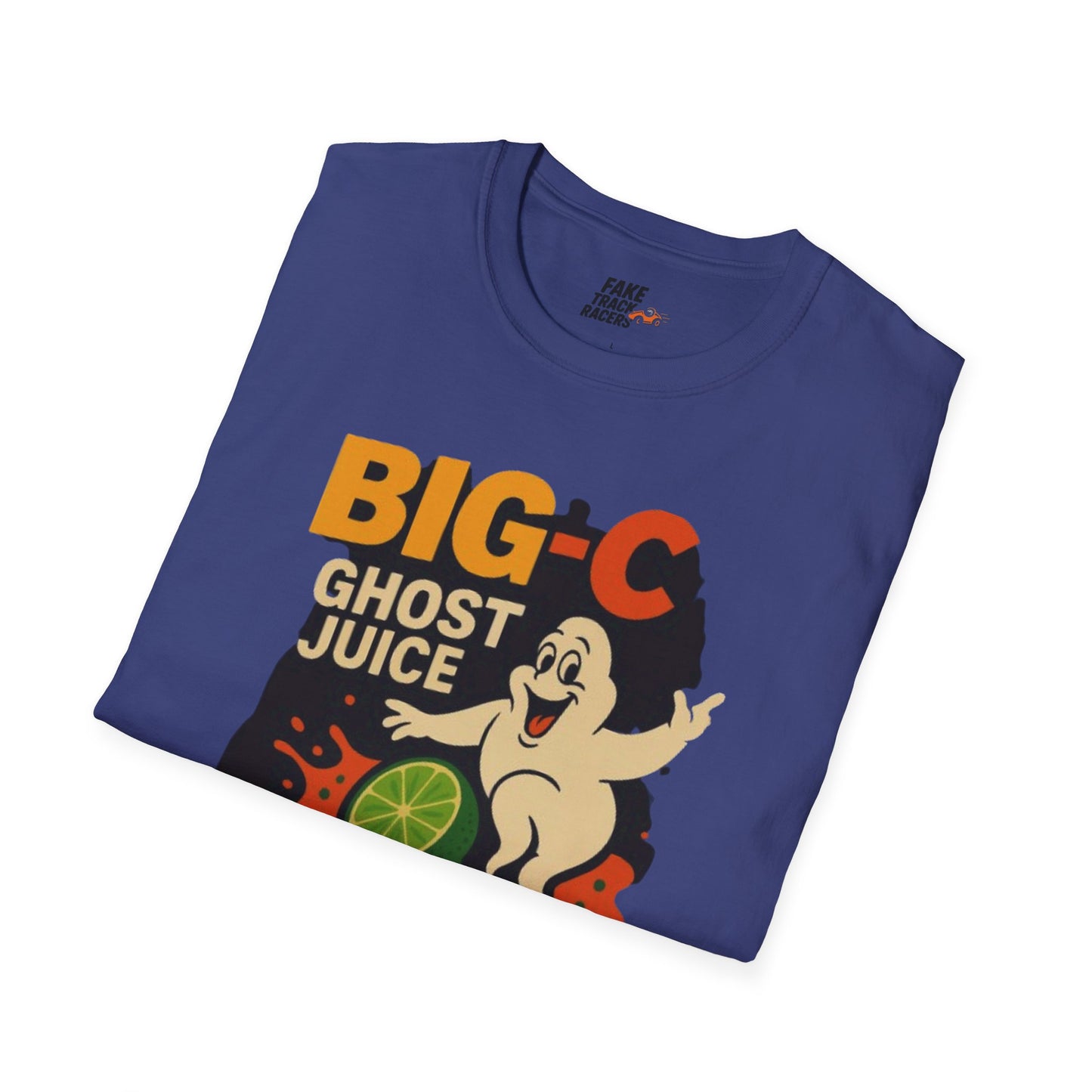 Vintage Style 90s Racing Tee Shirt TRIP HAMILTON BigC Fake Track Racers