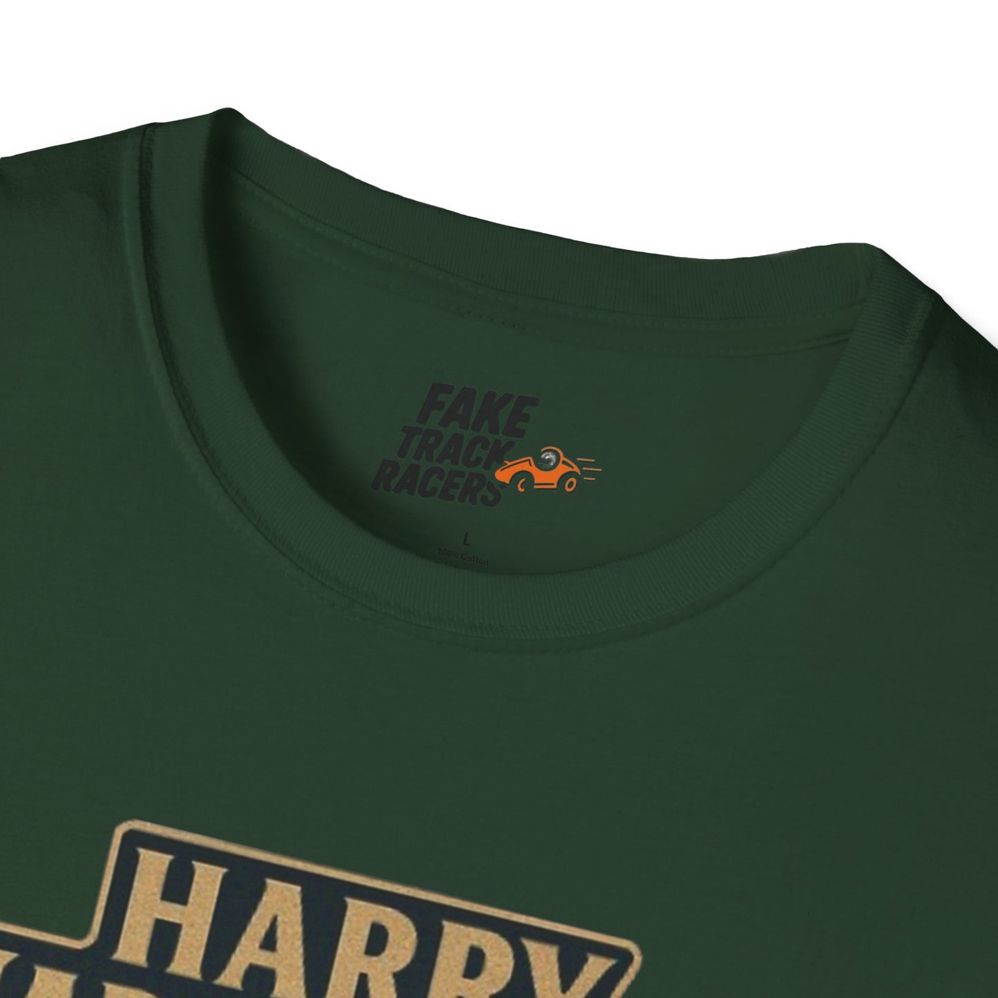 Vintage Style 90s Racing Tee Shirt HARRY MAPLETHORPE Hellmark's Fake Track Racers