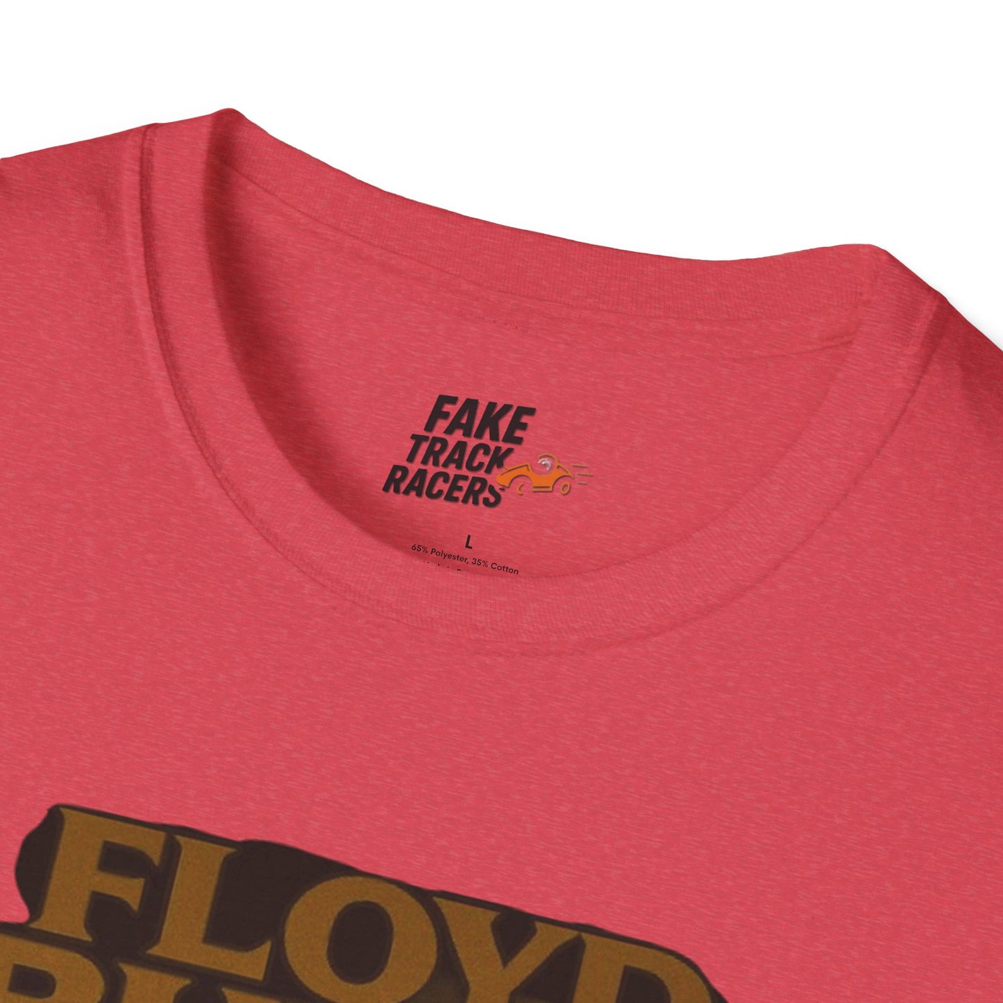 Vintage Style 90s Racing Tee Shirt FLOYD BUTTS Bapst Fake Track Racers