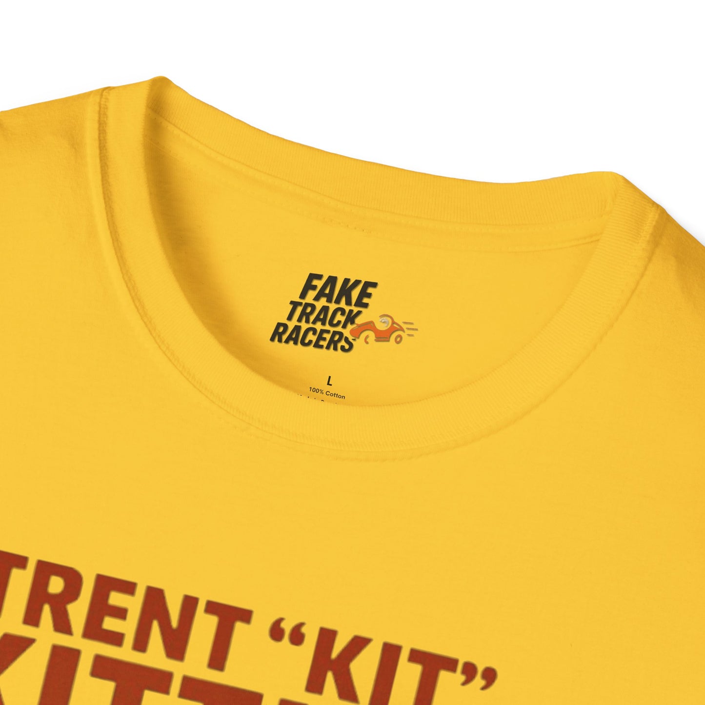 Vintage Style 90s Racing Tee Shirt TRENT KITTLES ROY Fake Track Racers