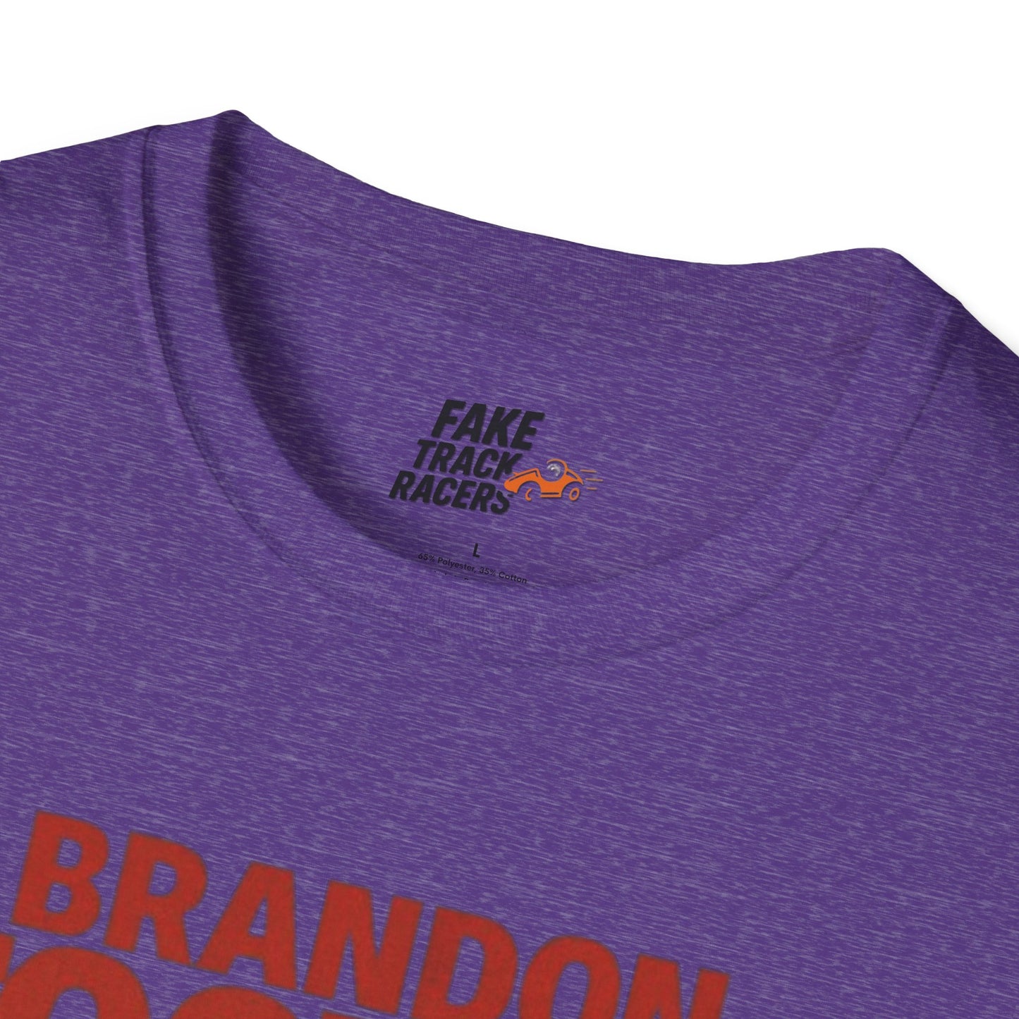 Vintage Style 90s Racing Tee Shirt BRANDON TOOTOO Alaska Fake Track Racers