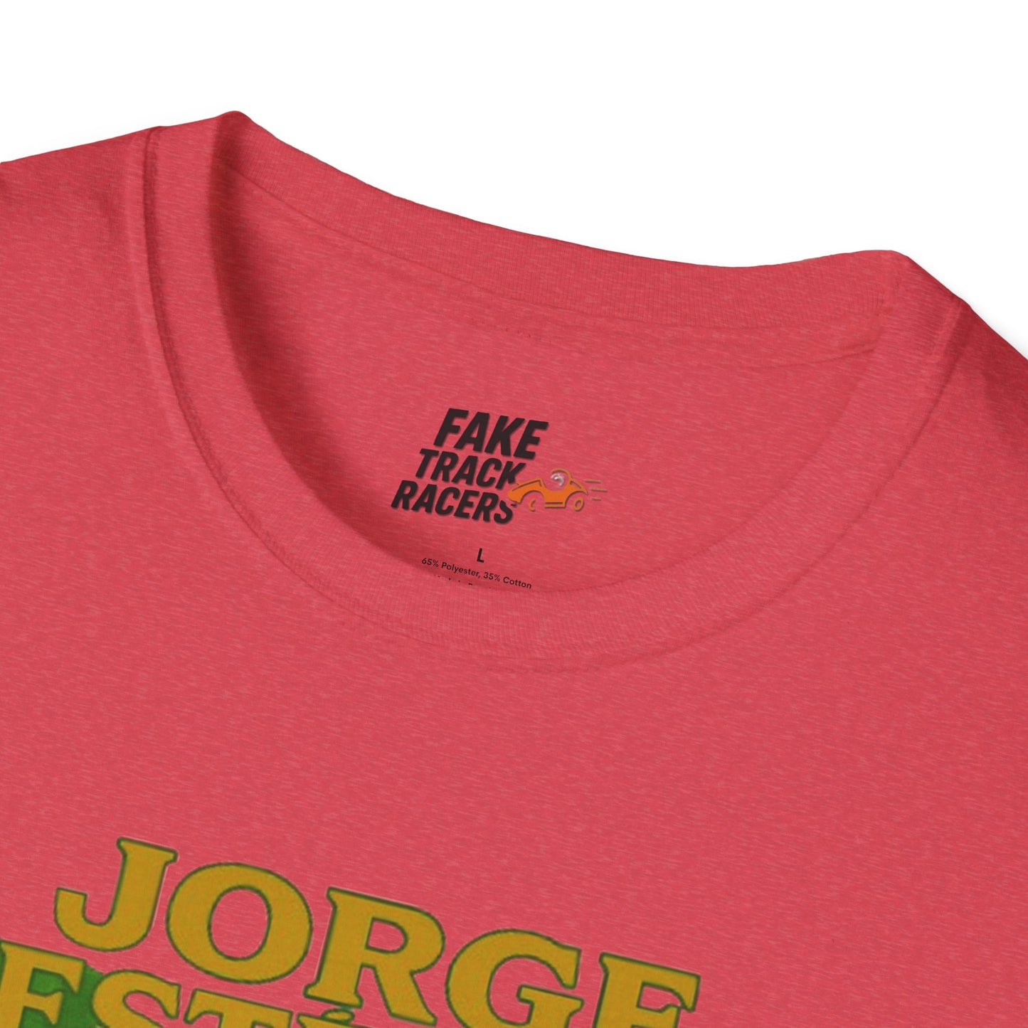 Vintage Style 90s Racing Tee Shirt JORGE ESTEVEZ Cerveza Champ Fake Track Racers