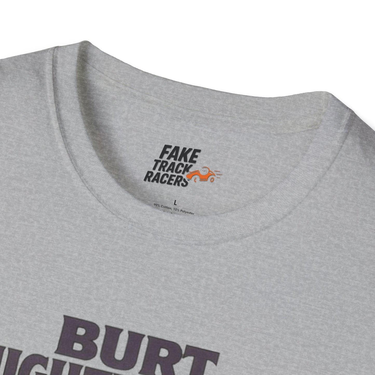 Vintage Style 90s Racing Tee Shirt BURT NIGHTINGALE Song Bird Fake Track Racers