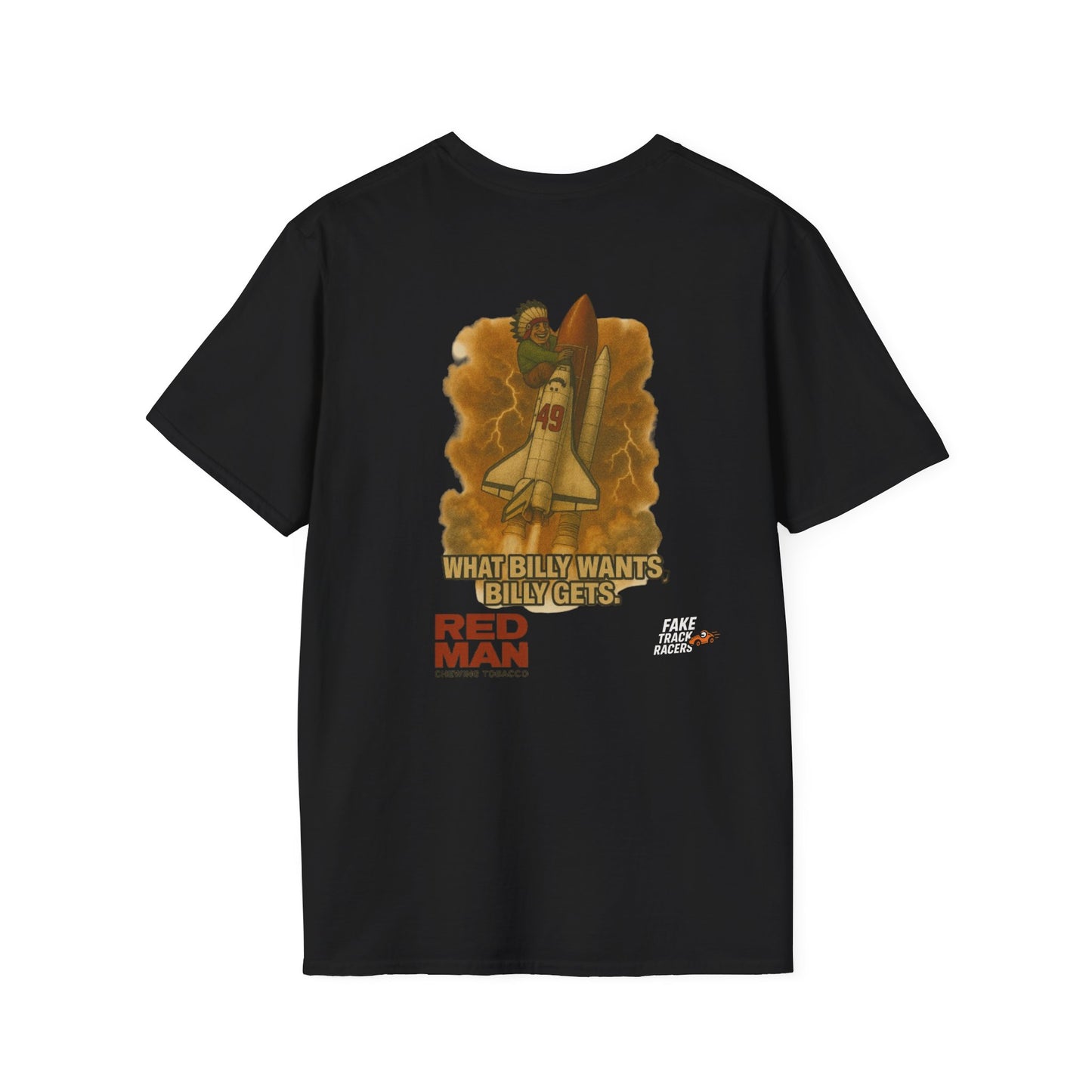 Vintage Style 90s Racing Tee Shirt BILLY BUTTERNUT Billy Shirt Fake Track Racers