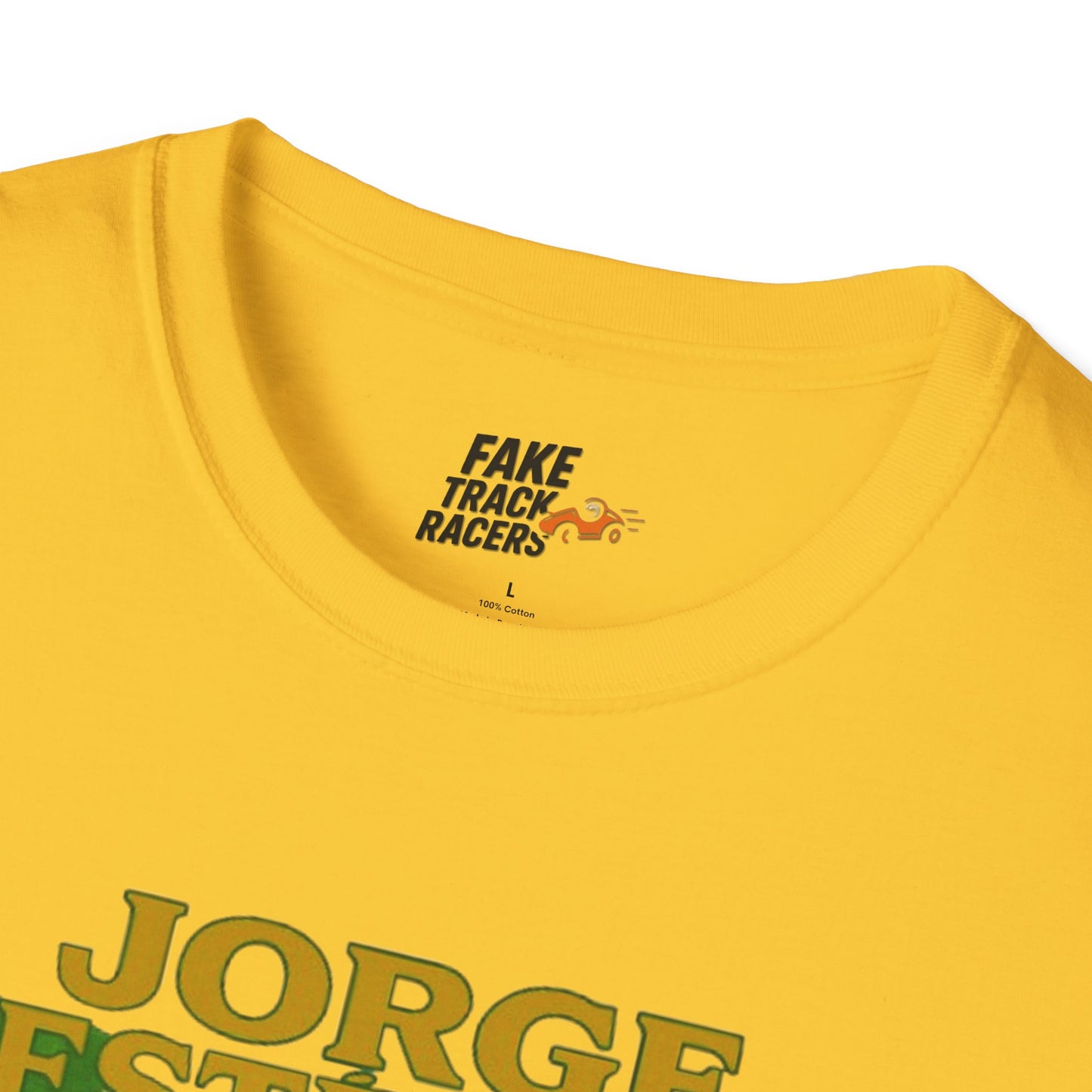 Vintage Style 90s Racing Tee Shirt JORGE ESTEVEZ Cerveza Champ Fake Track Racers