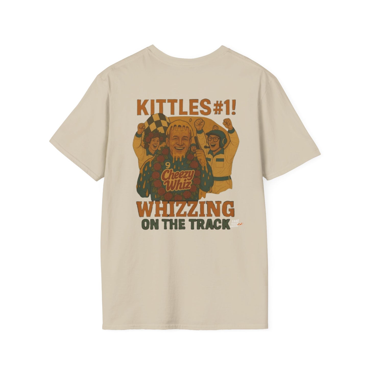 Vintage Style 90s Racing Tee Shirt TRENT KITTLES ROY Fake Track Racers