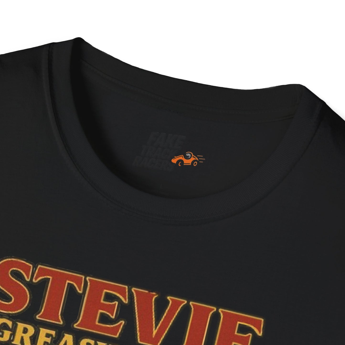 Vintage Style 90s Racing Tee Shirt STEVIE KREASY Whiskey Fake Track Racers