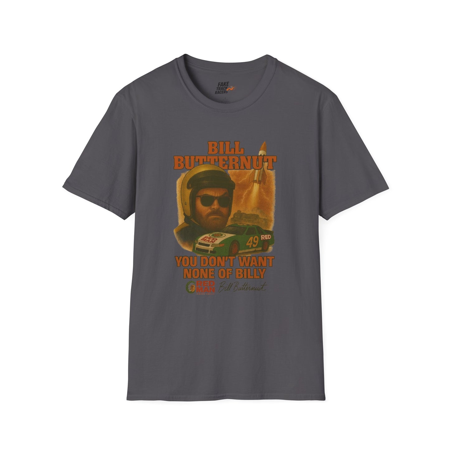 Vintage Style 90s Racing Tee Shirt BILLY BUTTERNUT Billy Shirt Fake Track Racers