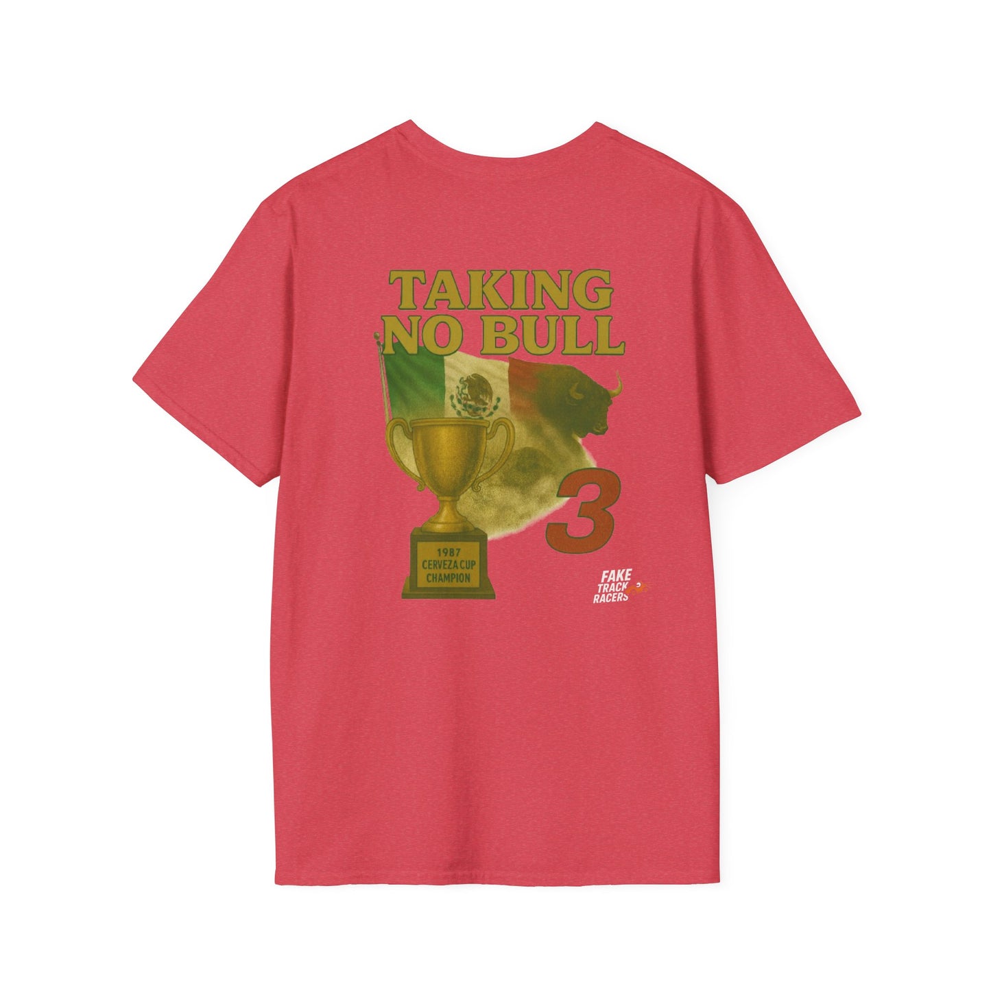 Vintage Style 90s Racing Tee Shirt JORGE ESTEVEZ Cerveza Champ Fake Track Racers