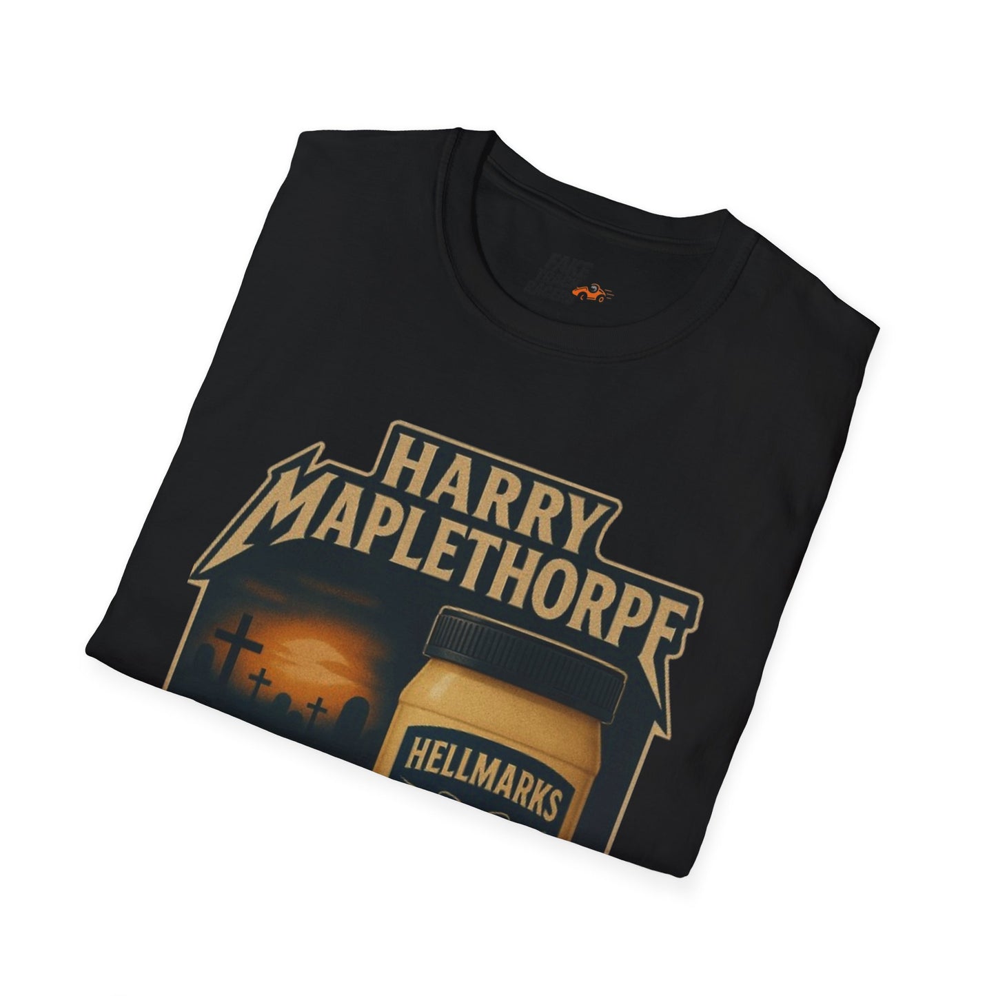 Vintage Style 90s Racing Tee Shirt HARRY MAPLETHORPE Hellmark's Fake Track Racers