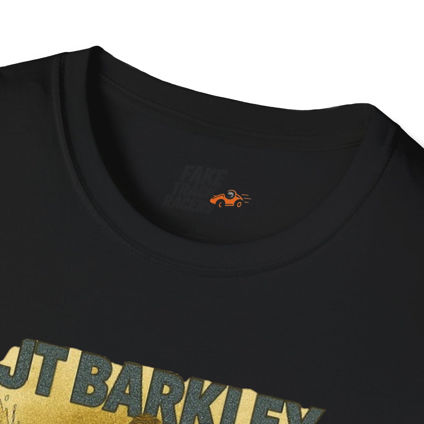 Vintage Style 90s Racing Tee Shirt JT BARKLEY Champion Shirt Fake Track Racers