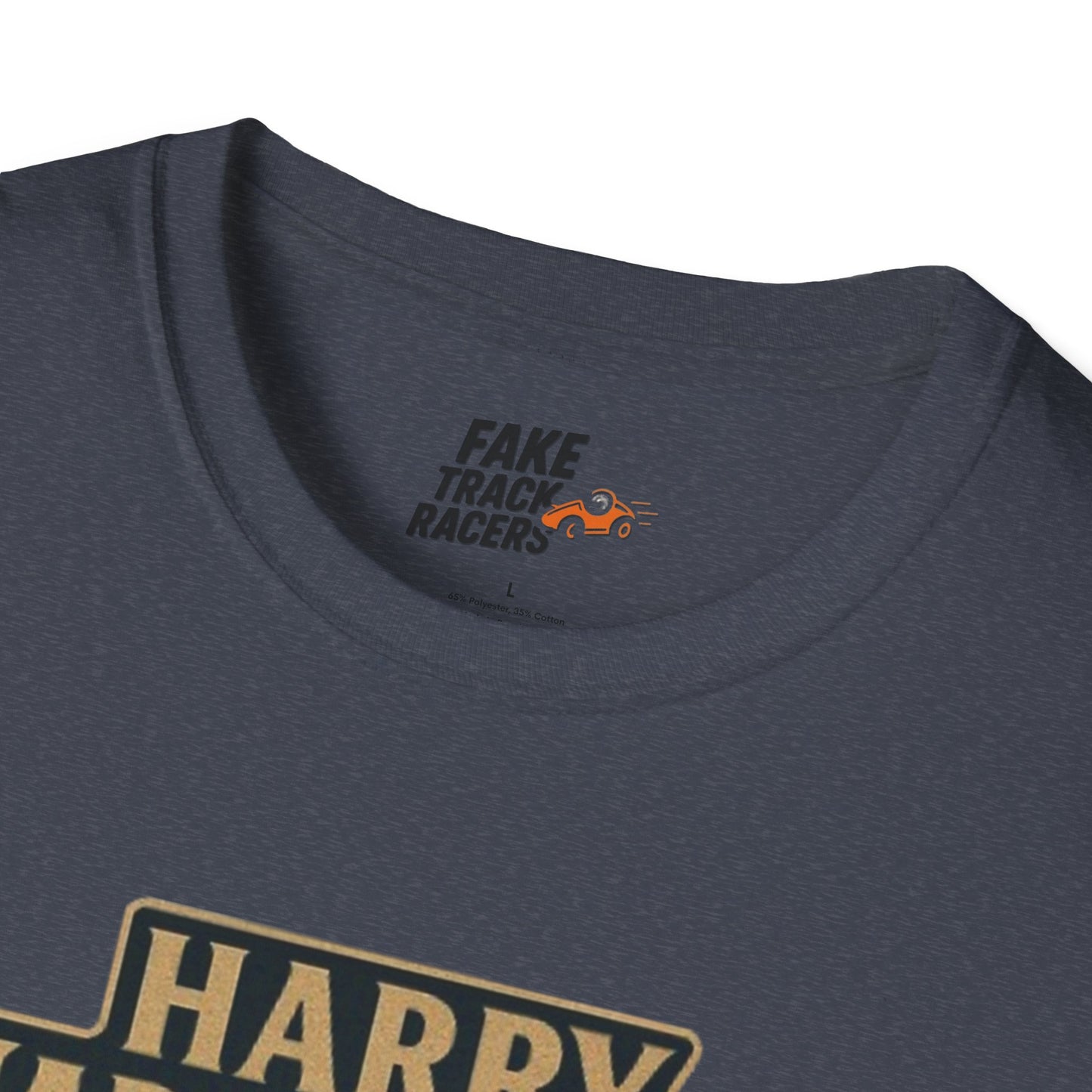 Vintage Style 90s Racing Tee Shirt HARRY MAPLETHORPE Hellmark's Fake Track Racers