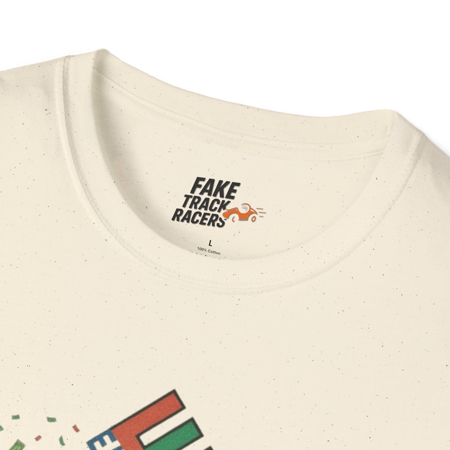 Vintage Style 90s Racing Tee Shirt BUCK BLANKENSHIP Enron Fake Track Racers