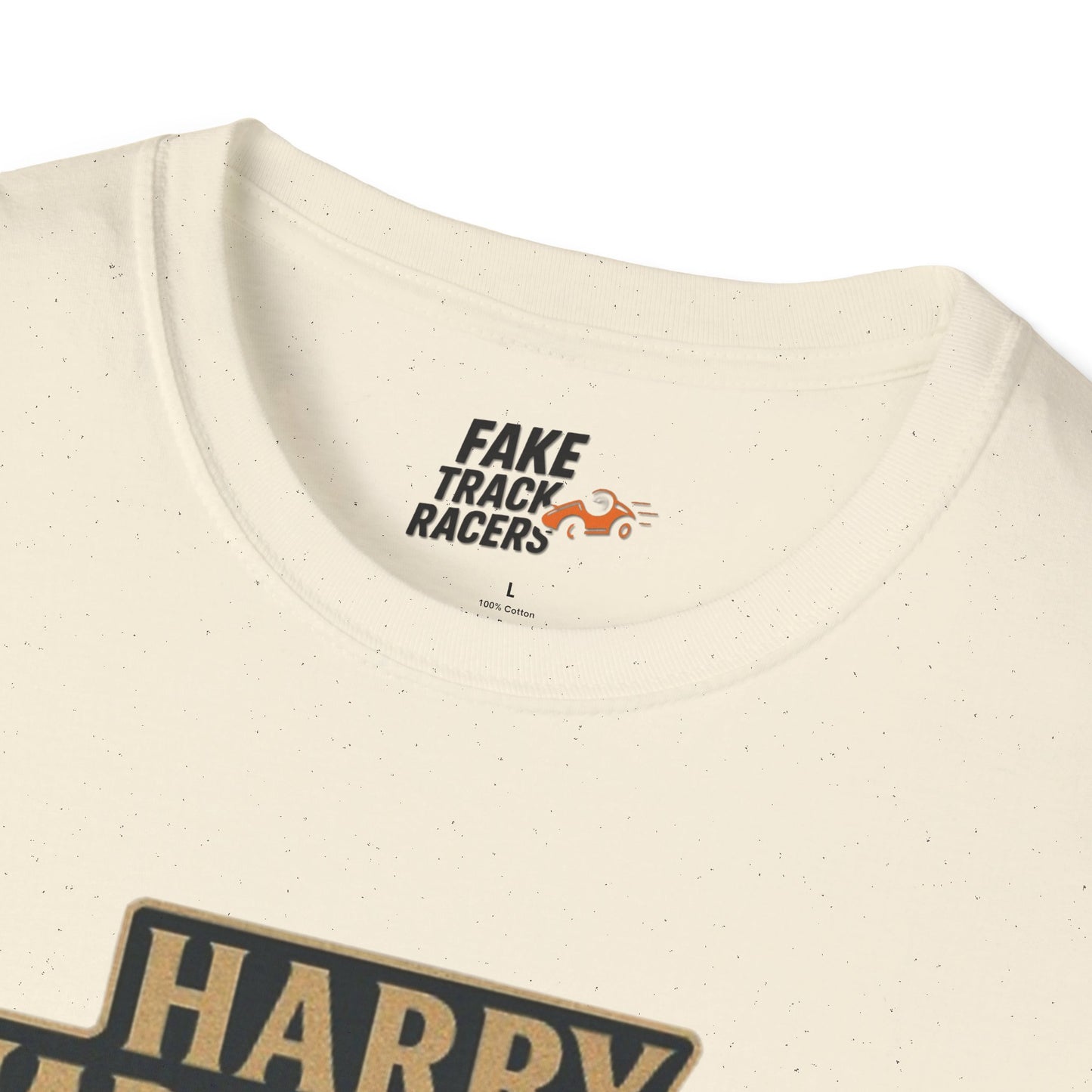 Vintage Style 90s Racing Tee Shirt HARRY MAPLETHORPE Hellmark's Fake Track Racers