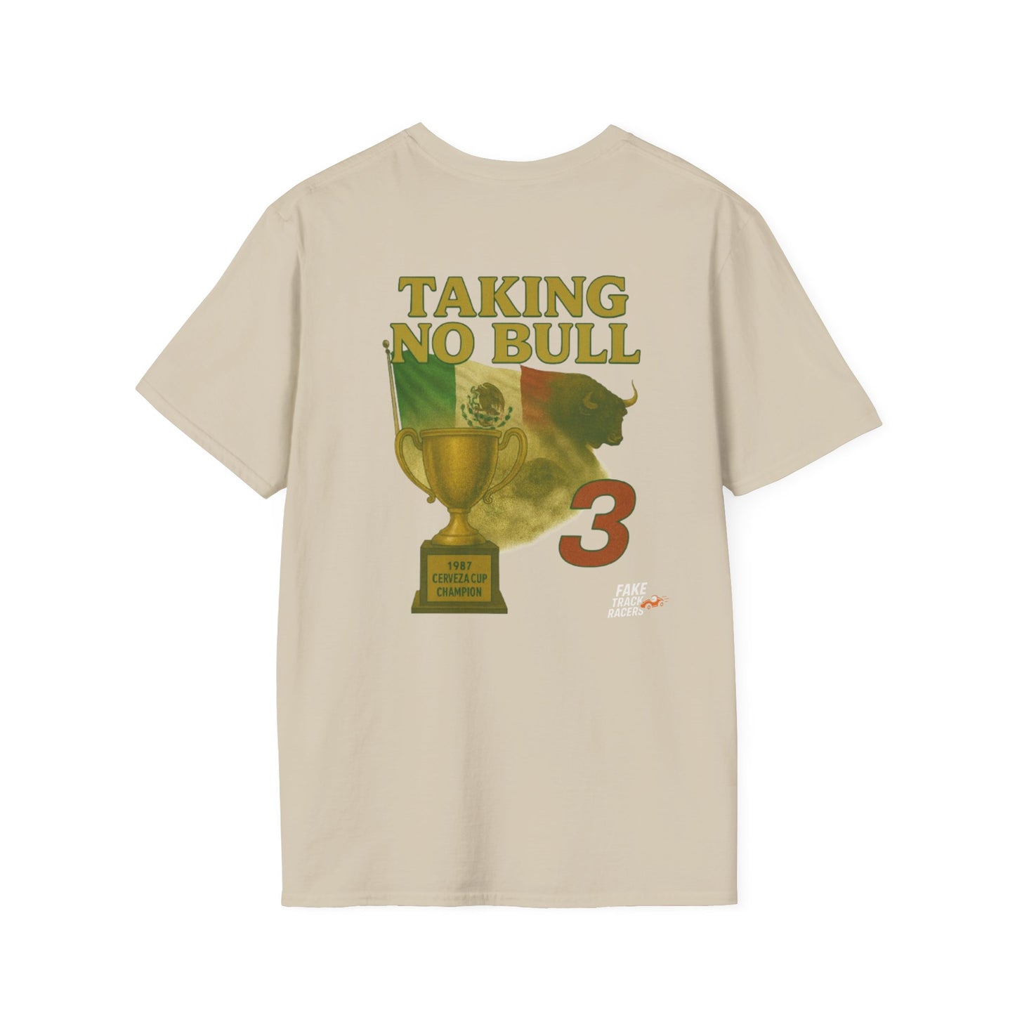 Vintage Style 90s Racing Tee Shirt JORGE ESTEVEZ Cerveza Champ Fake Track Racers
