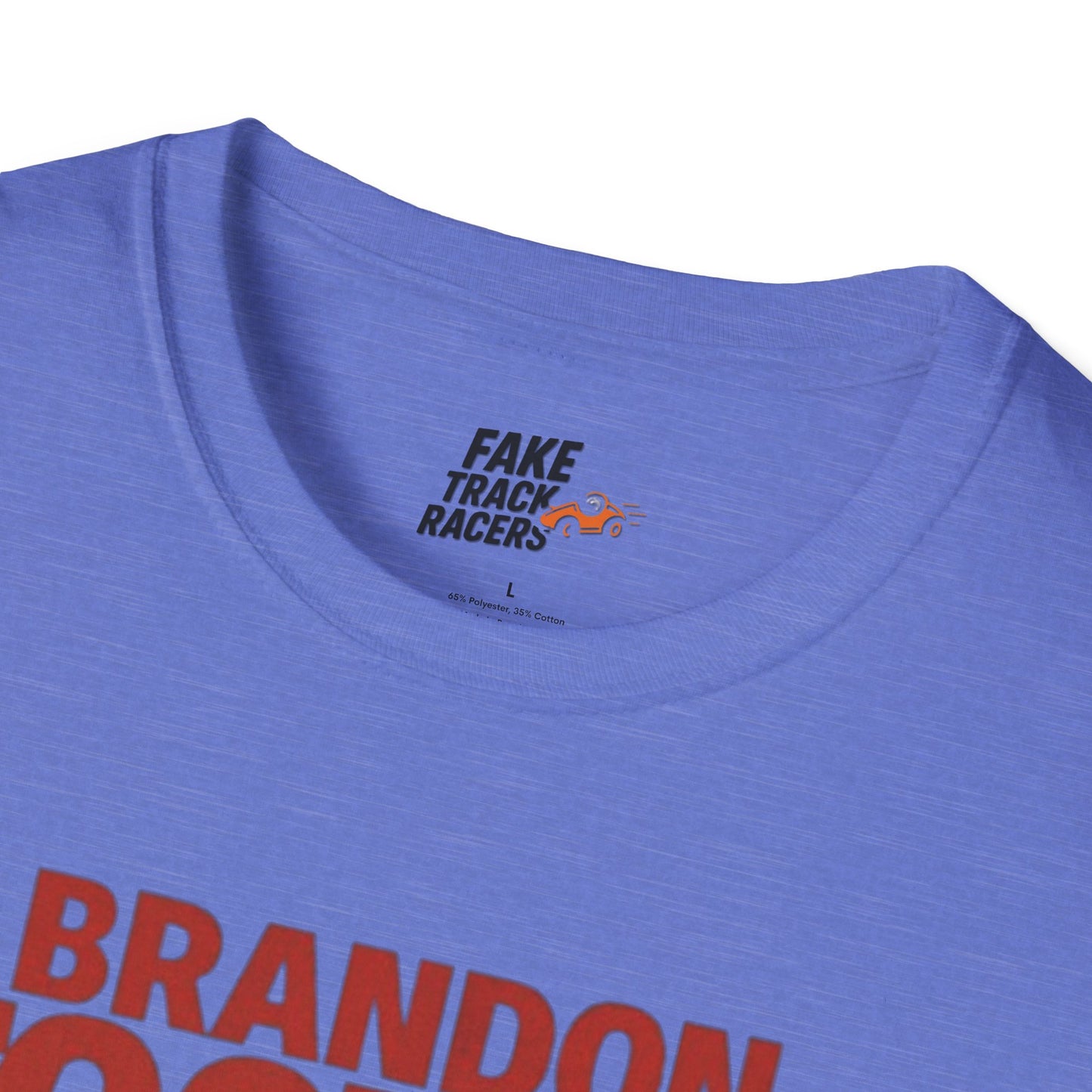 Vintage Style 90s Racing Tee Shirt BRANDON TOOTOO Alaska Fake Track Racers