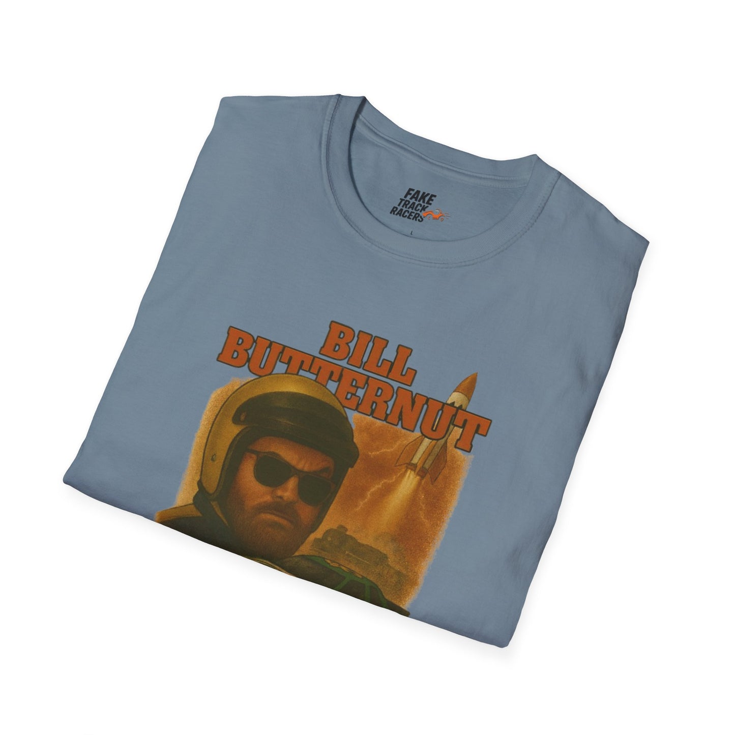 Vintage Style 90s Racing Tee Shirt BILLY BUTTERNUT Billy Shirt Fake Track Racers