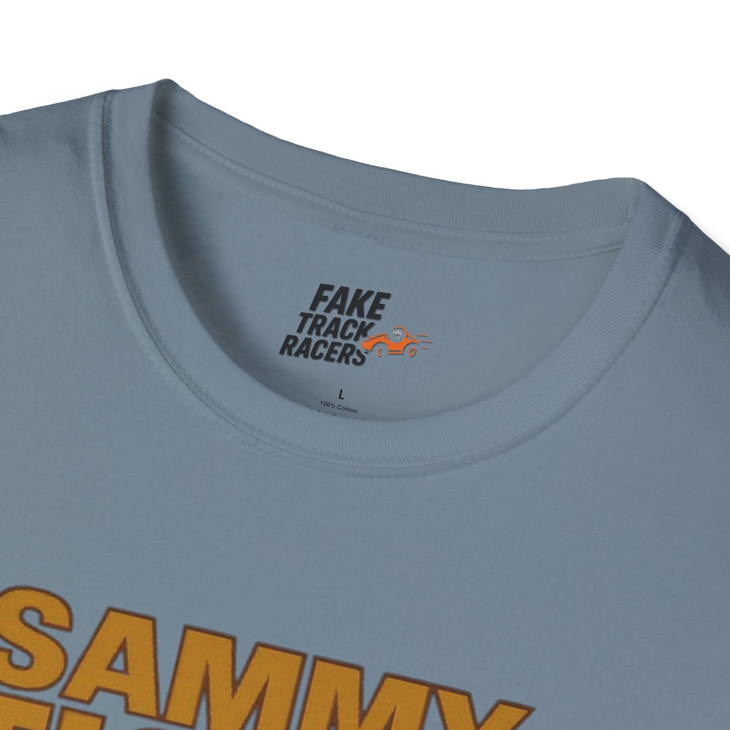 Vintage Style Racing Tee Shirt SAMMY TICKLE, 1988 Champion Shirt Fake Track Racers