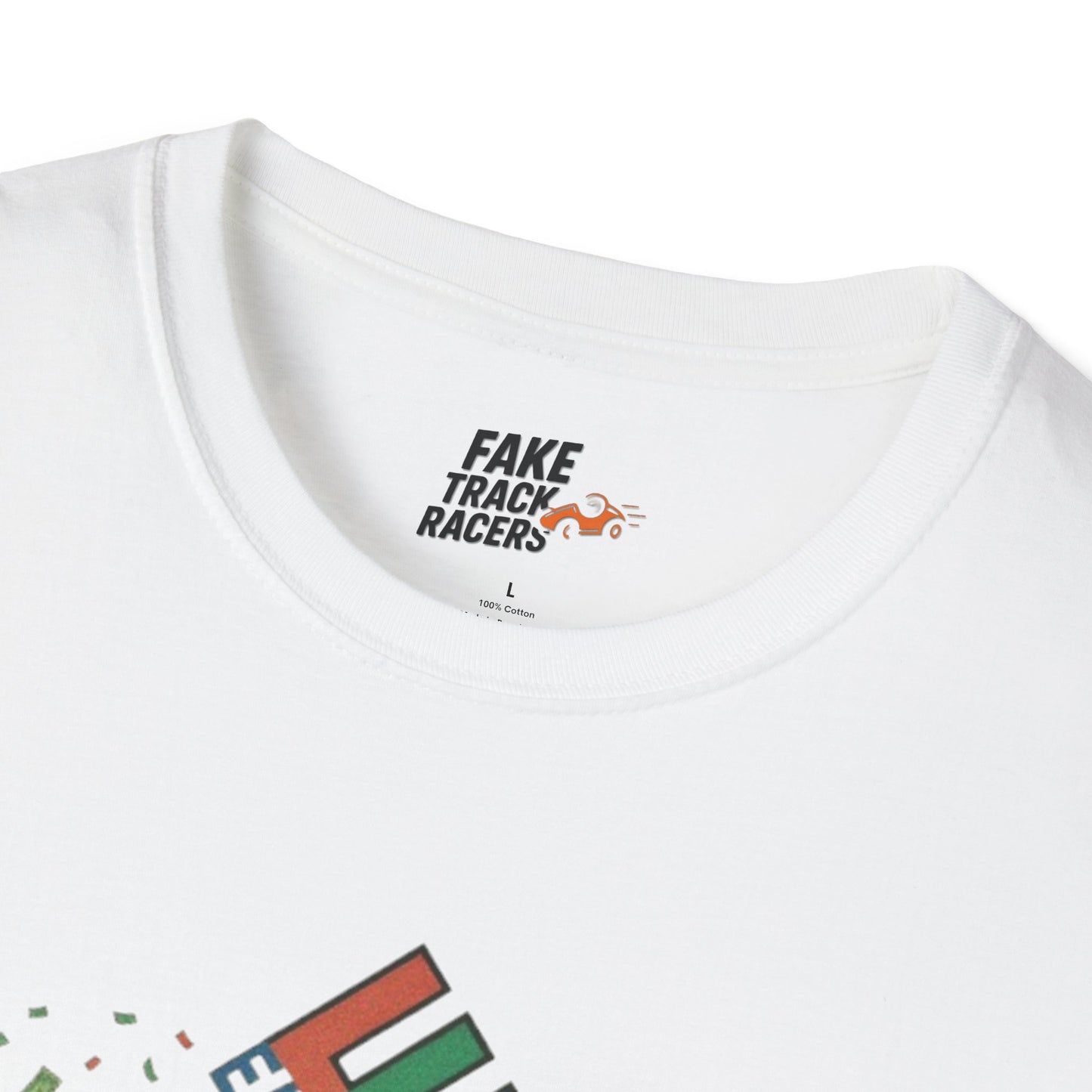 Vintage Style 90s Racing Tee Shirt BUCK BLANKENSHIP Enron Fake Track Racers