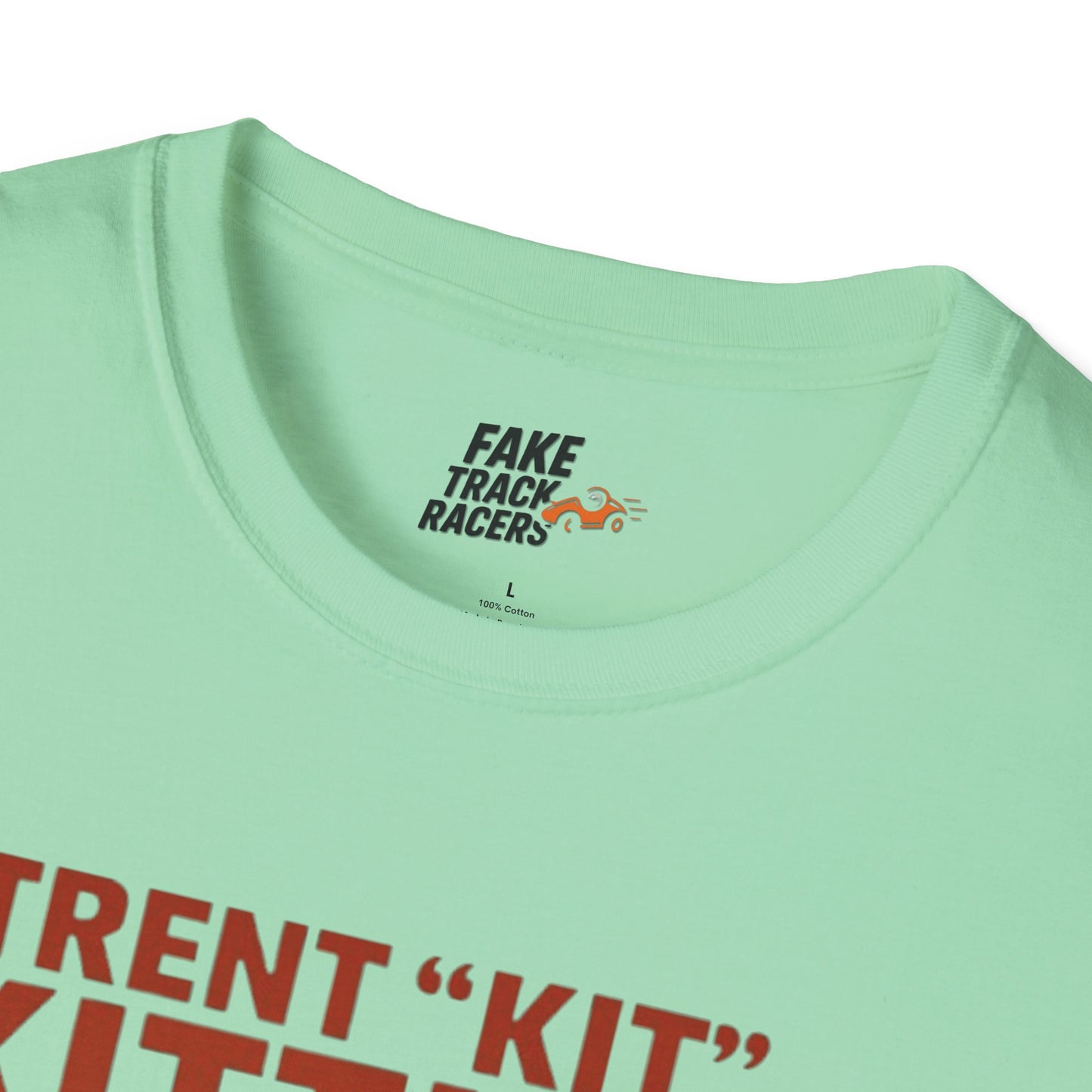 Vintage Style 90s Racing Tee Shirt TRENT KITTLES ROY Fake Track Racers