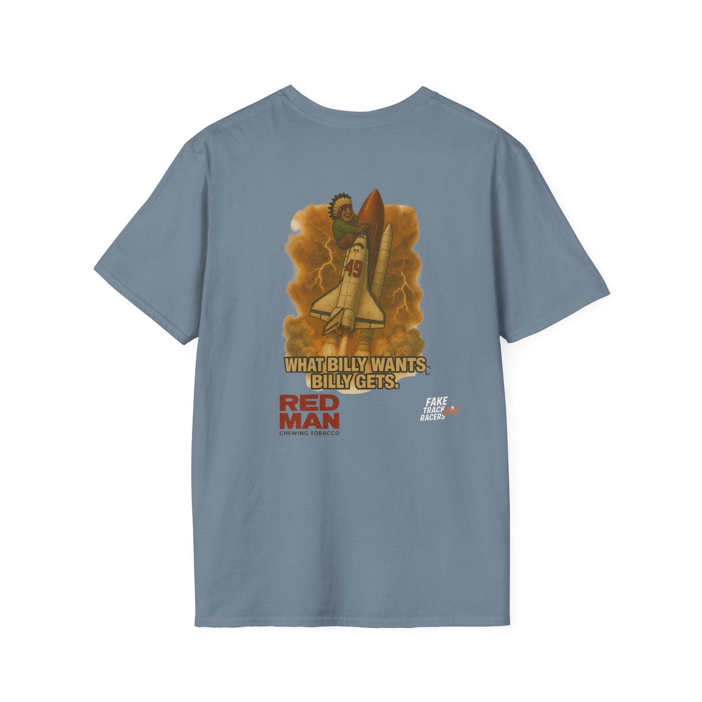 Vintage Style 90s Racing Tee Shirt BILLY BUTTERNUT Billy Shirt Fake Track Racers