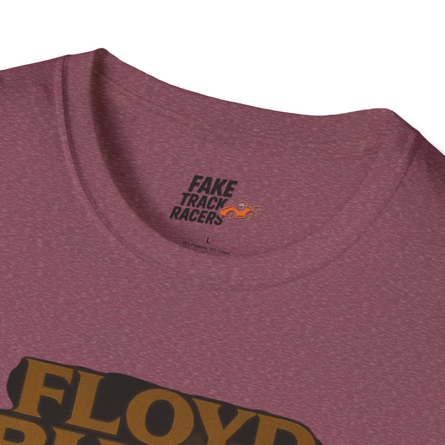 Vintage Style 90s Racing Tee Shirt FLOYD BUTTS Bapst Fake Track Racers