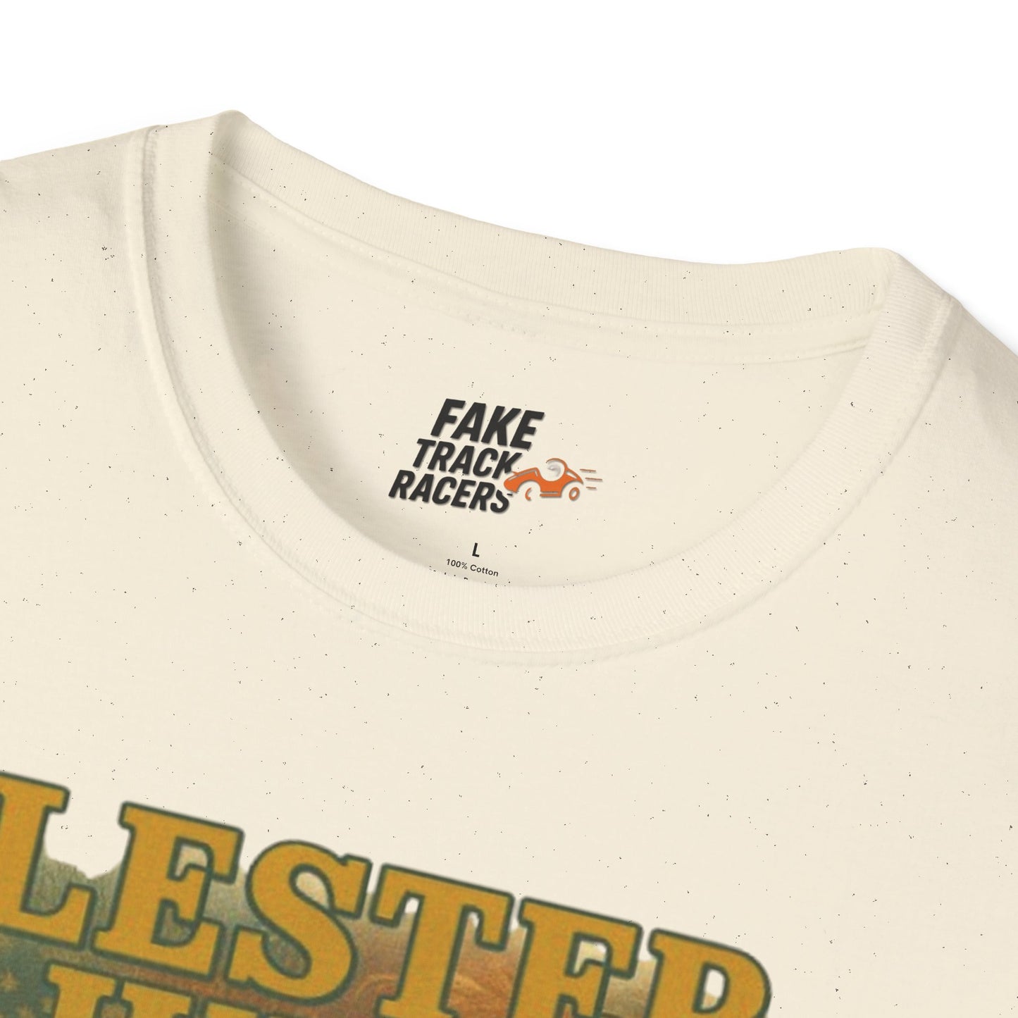 Vintage Style 90s Racing Tee Shirt LESTER JUDGE Memorial Shirt Fake Track Racers
