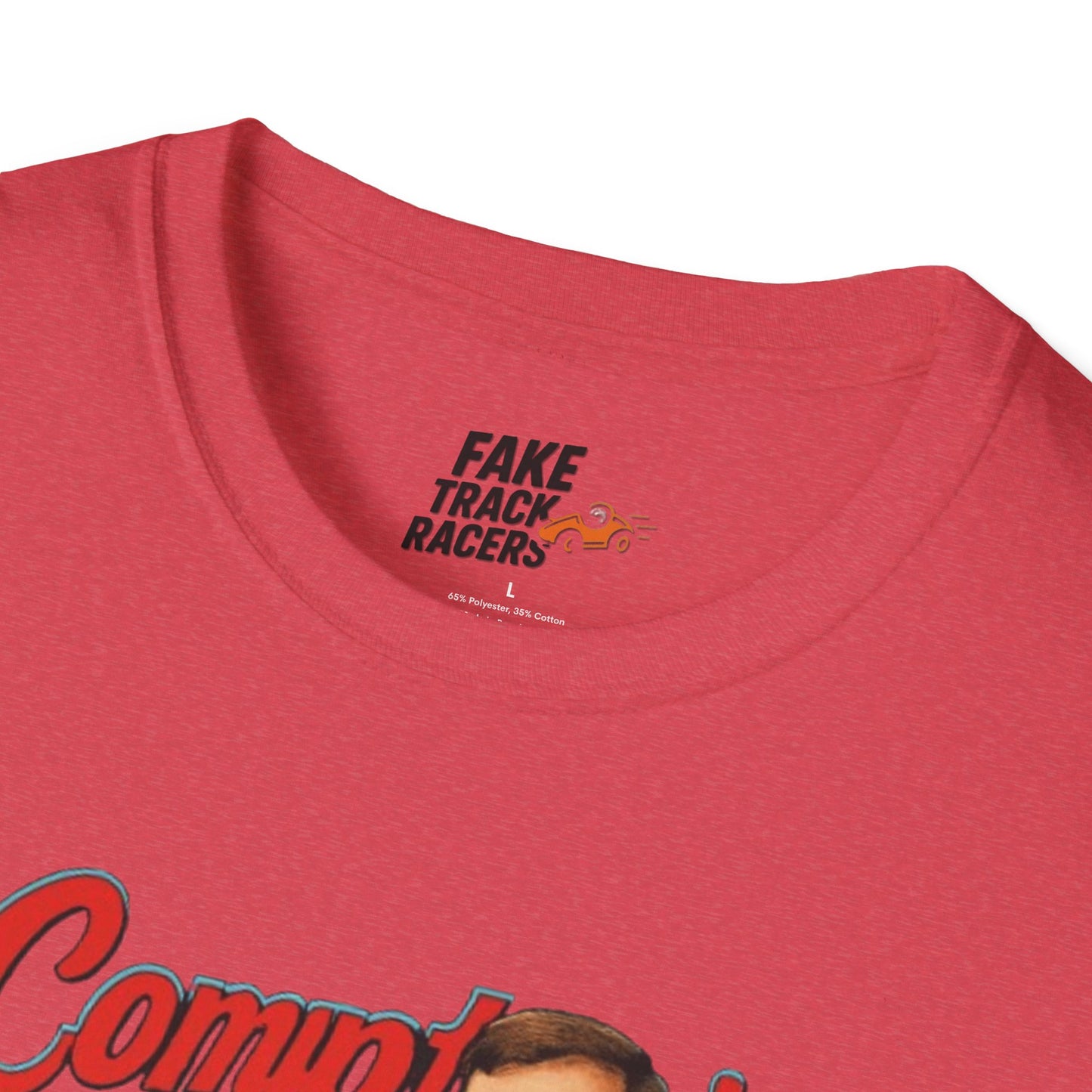 Vintage Style 90s Racing Tee Shirt GERONIMO LaFEET Comptons Fake Track Racers