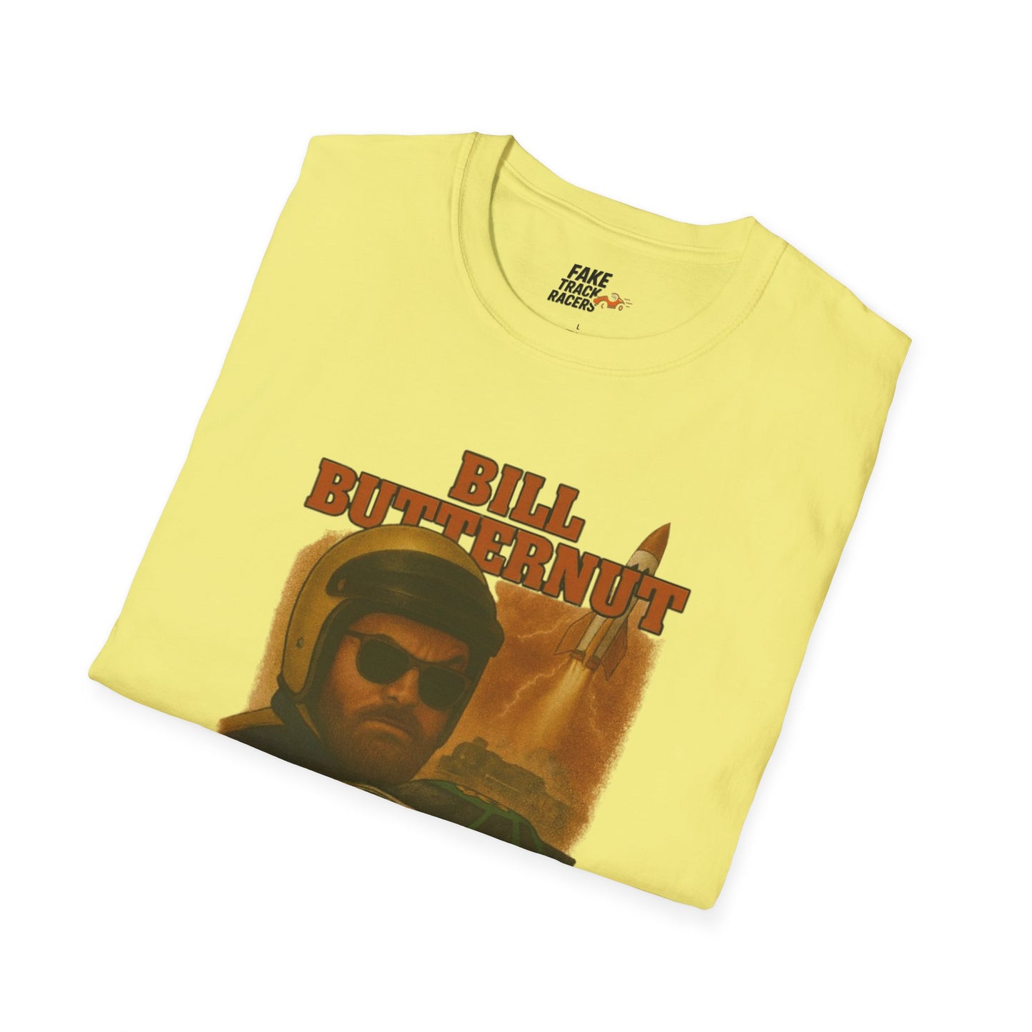 Vintage Style 90s Racing Tee Shirt BILLY BUTTERNUT Billy Shirt Fake Track Racers