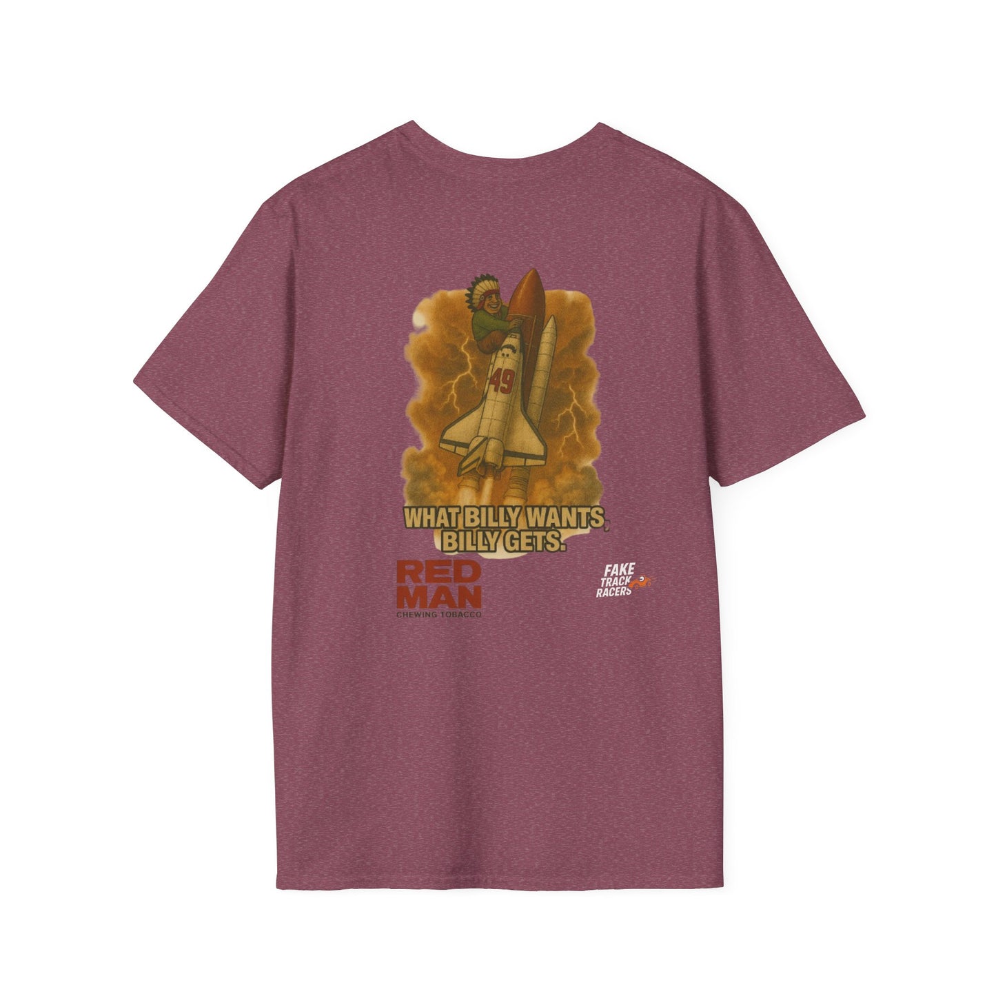 Vintage Style 90s Racing Tee Shirt BILLY BUTTERNUT Billy Shirt Fake Track Racers